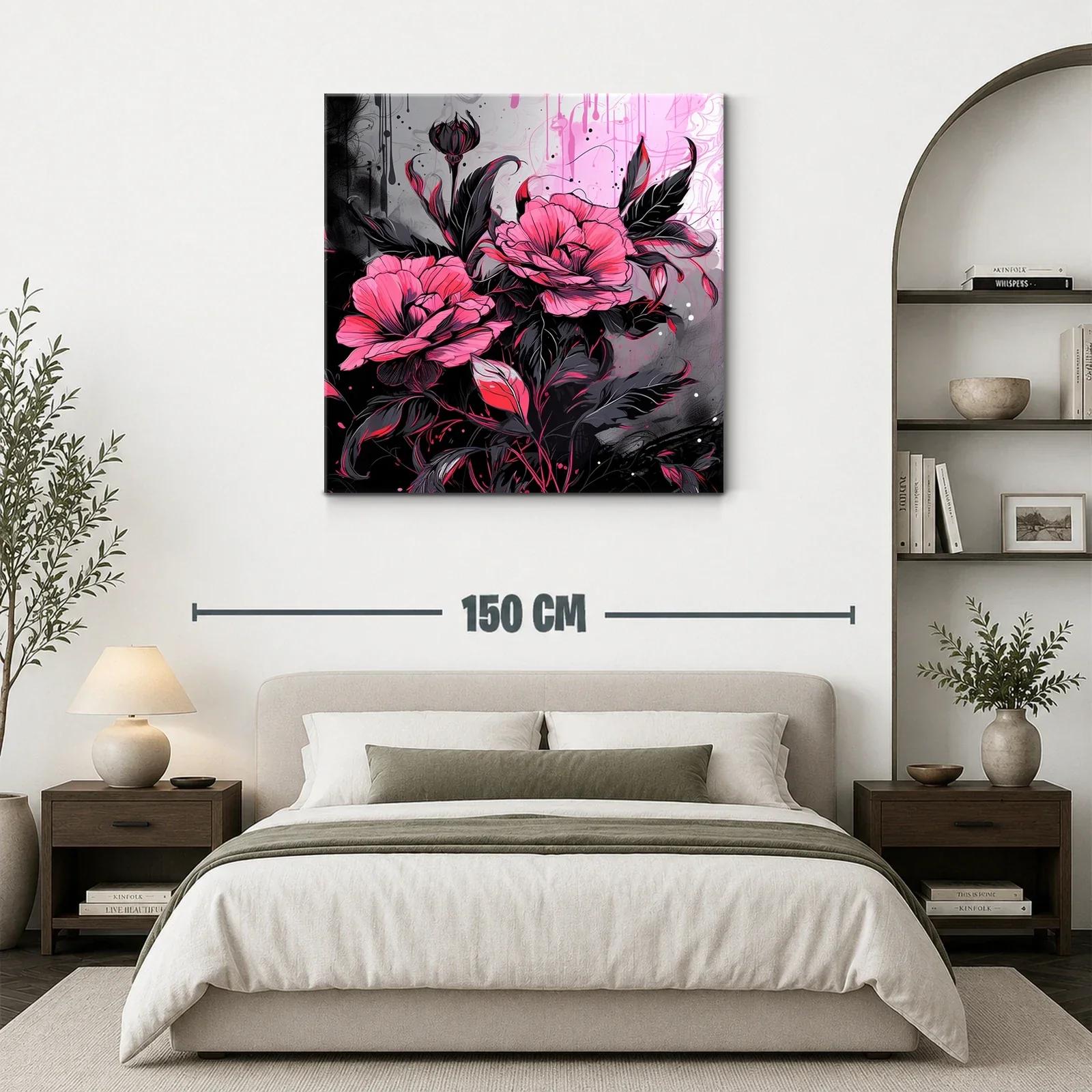 Flores vibrantes con contrastes intensos y elegancia moderna — miniatura 3