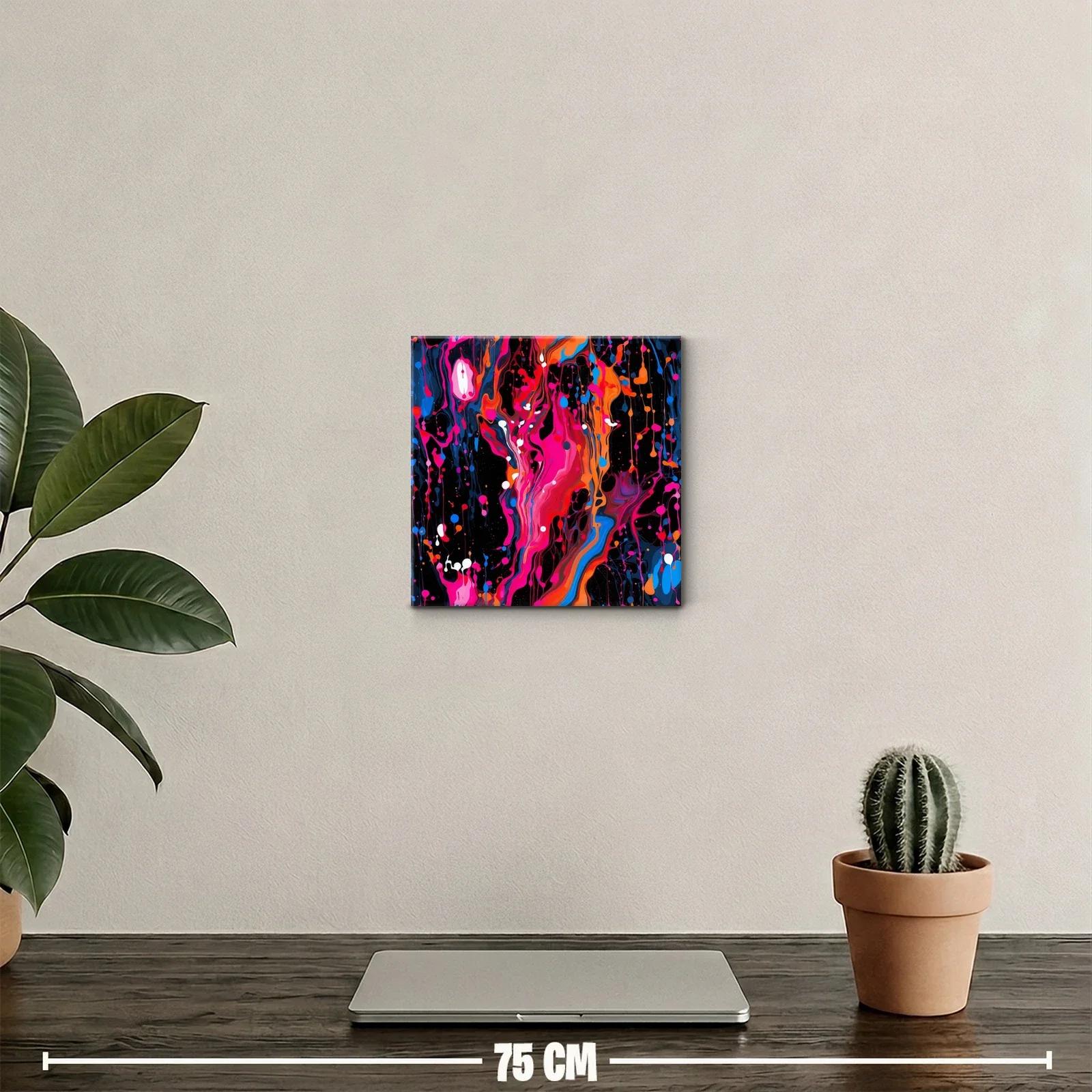 Estallido de colores vibrantes sobre fondo oscuro — miniatura 2