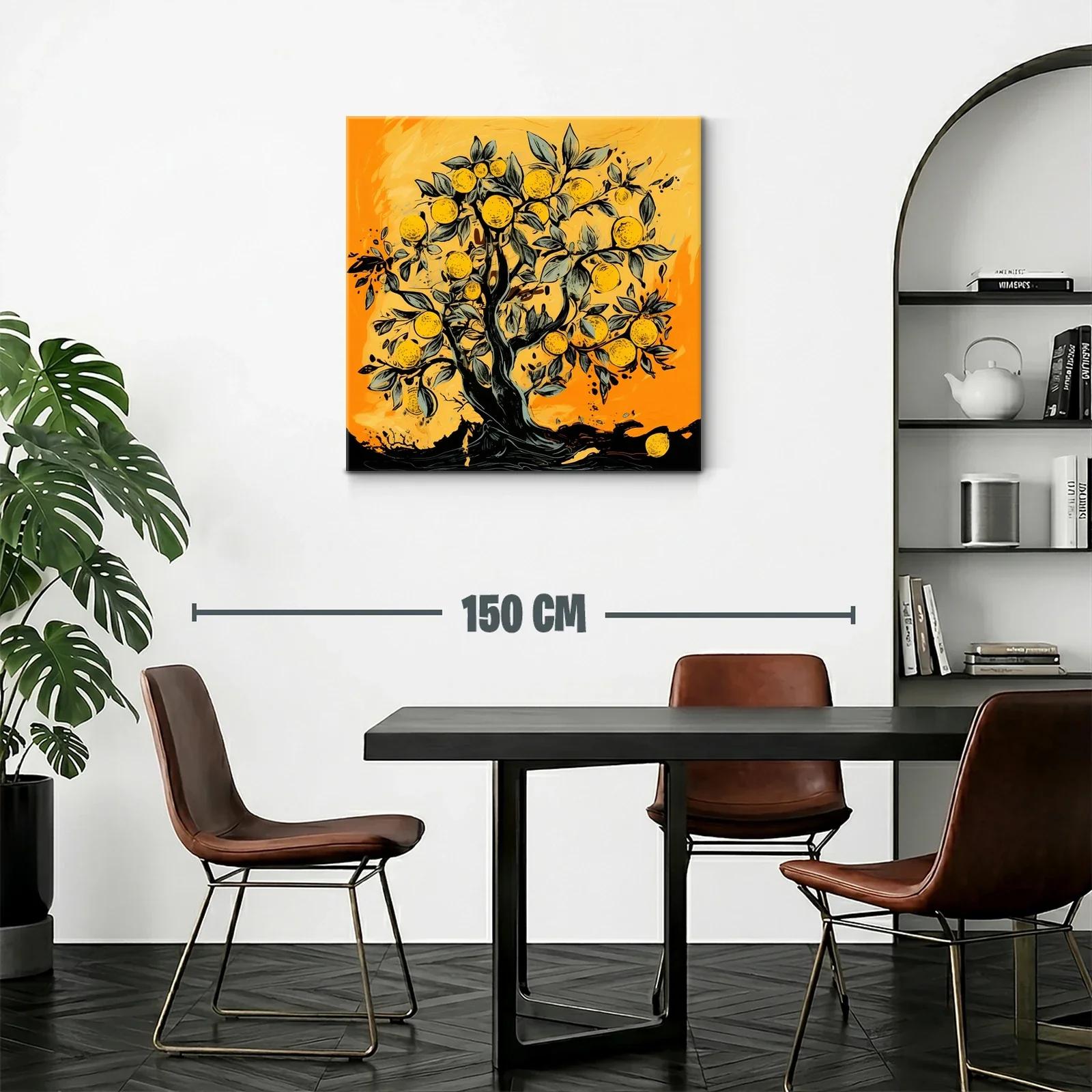 Árbol de naranjas vibrante y lleno de vida — miniatura 2