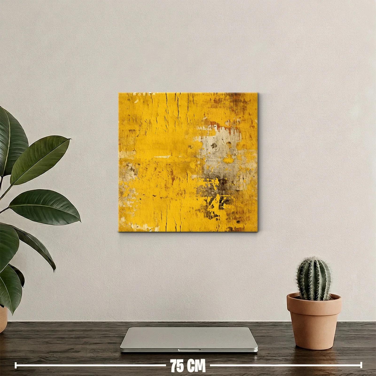Texturas abstractas en tonos mostaza y óxido — miniatura 2