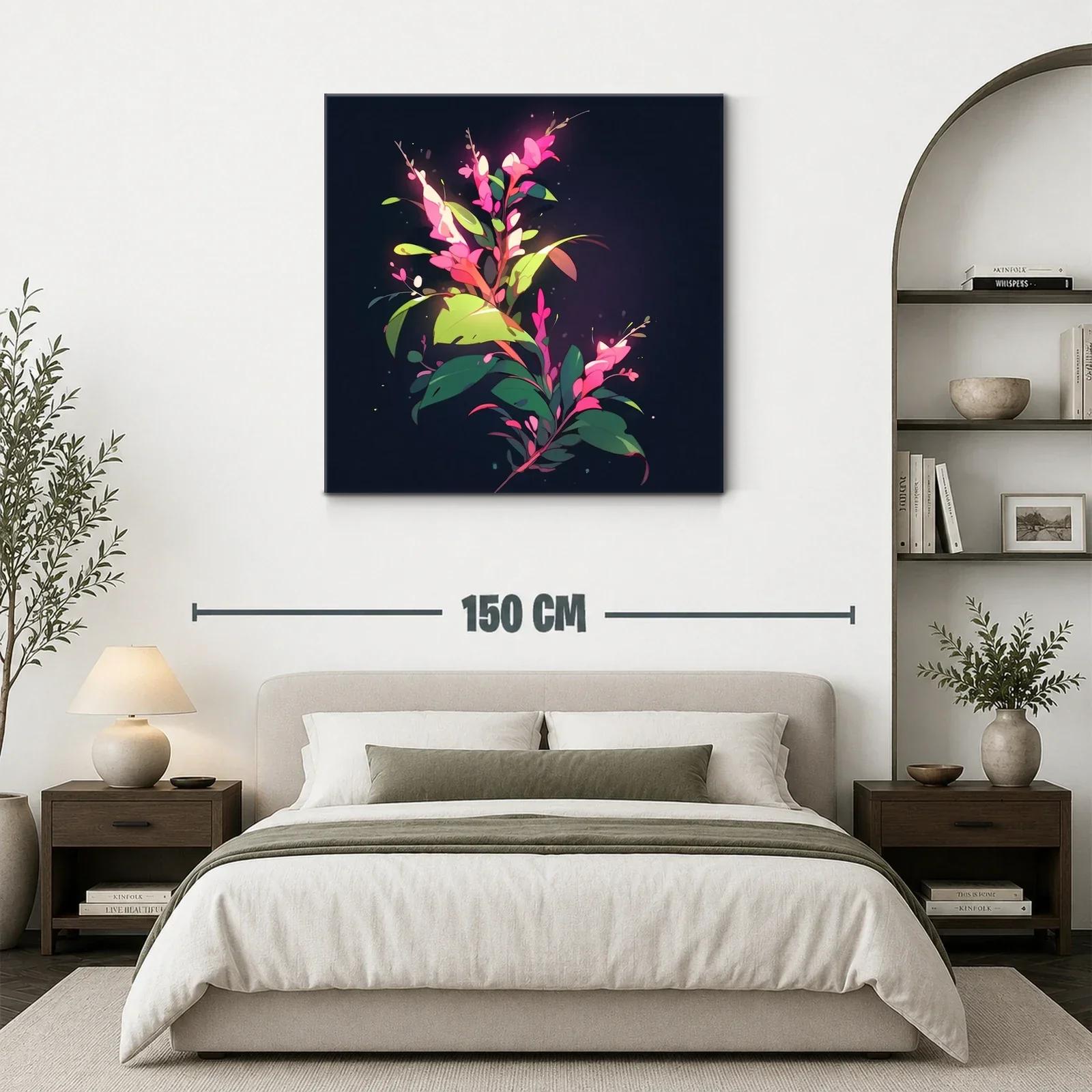 Rama Floral Vibrante con Destellos de Luz — miniatura 3