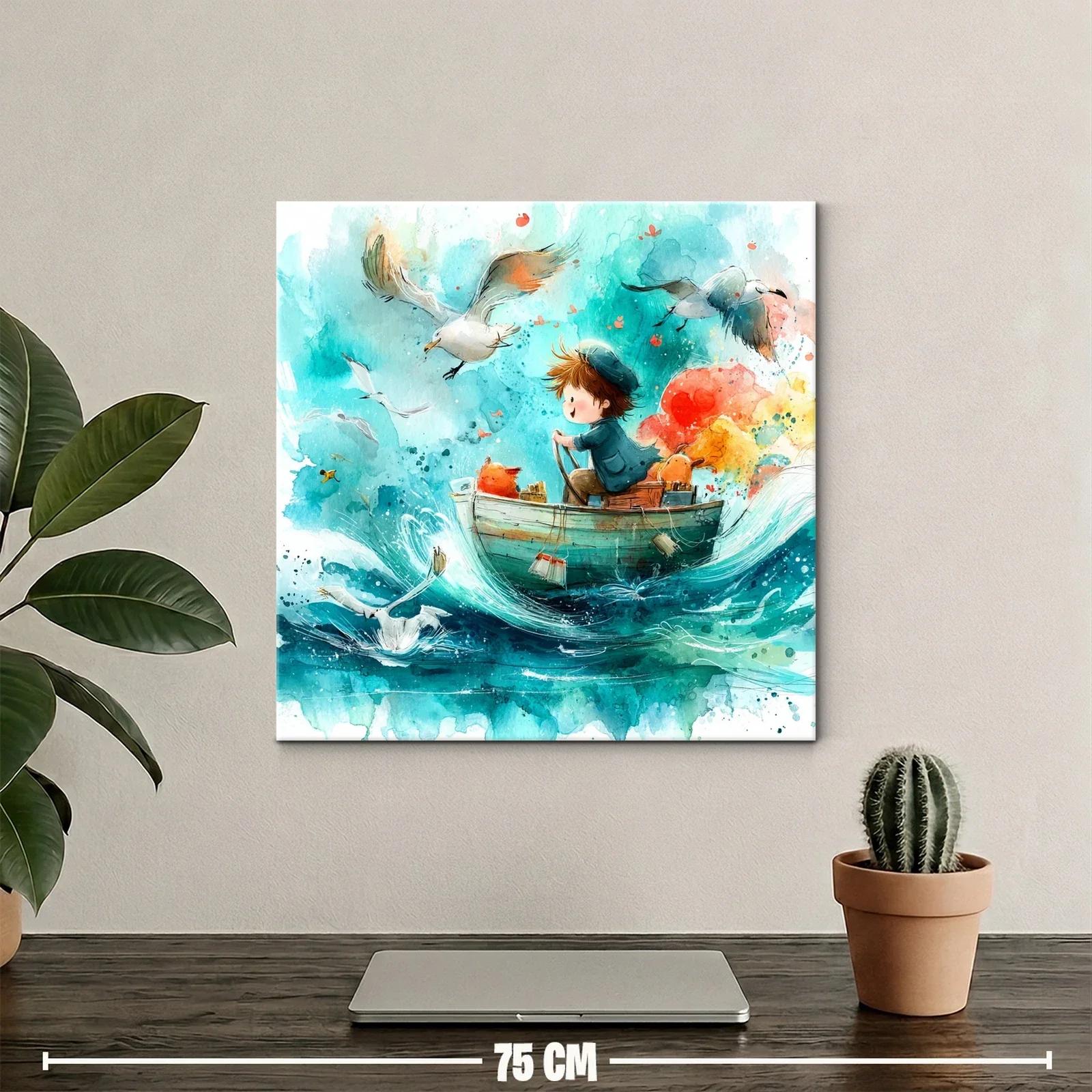 Aventuras en el mar con niños y gaviotas — miniatura 2
