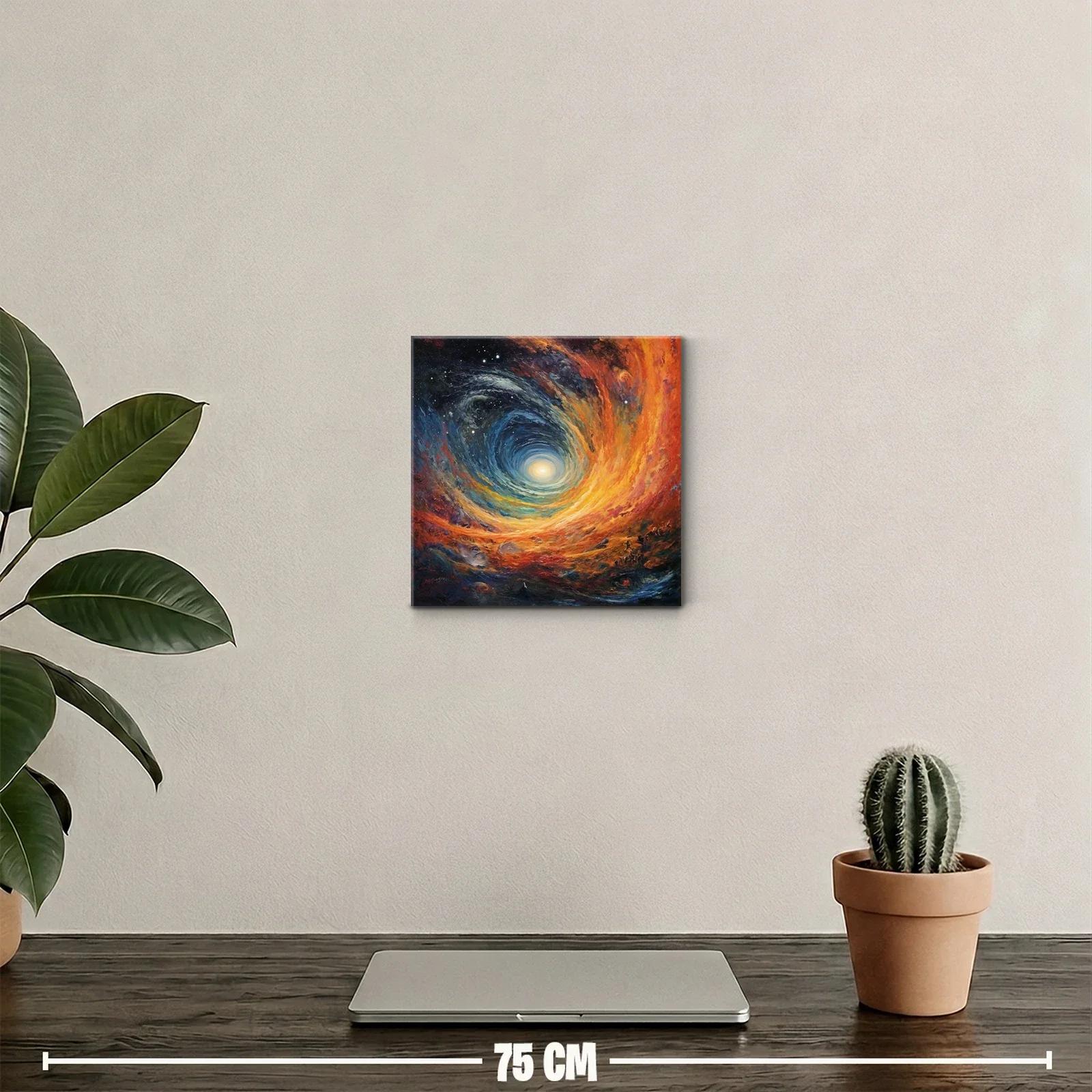 Tormenta Cósmica de Luz y Color sobre el Espacio — miniatura 2