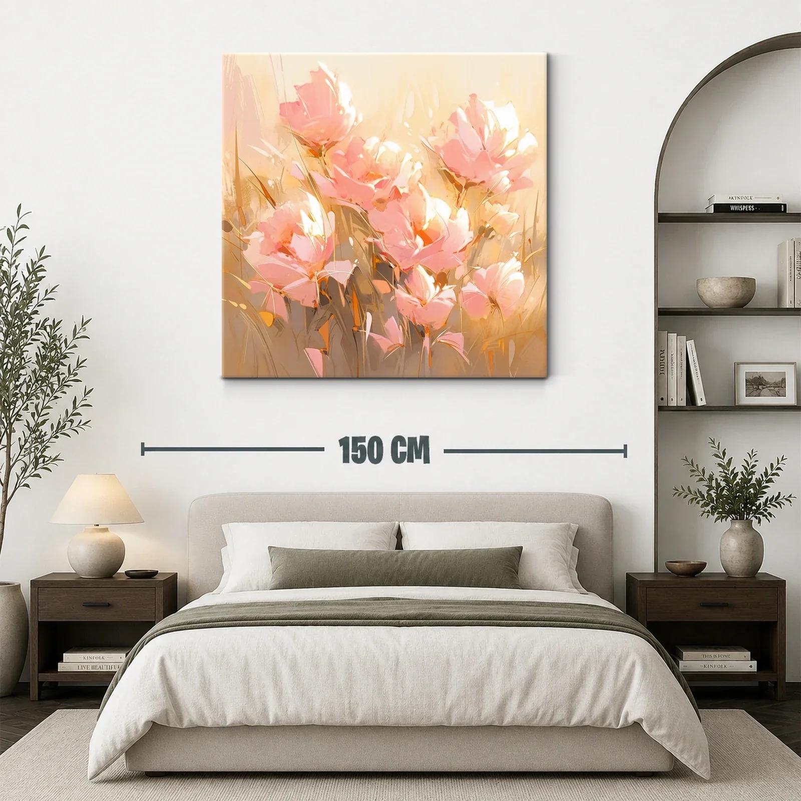 Flores delicadas en tonos pastel para ambiente sereno — miniatura 3