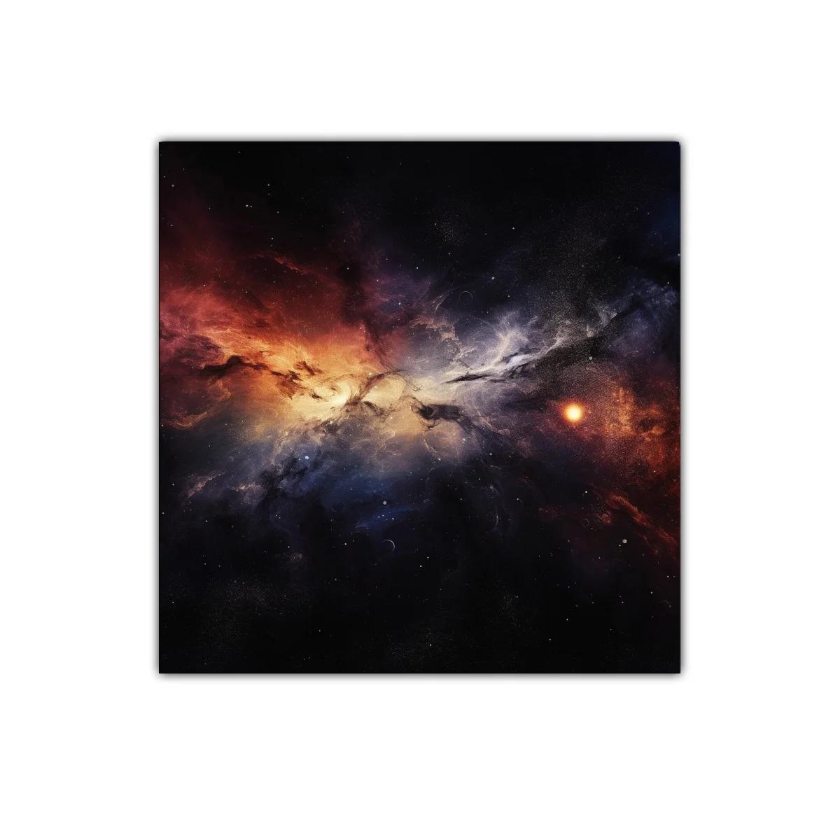 Explosión Cósmica con Tonos Profundos y Luminosos — miniatura 1