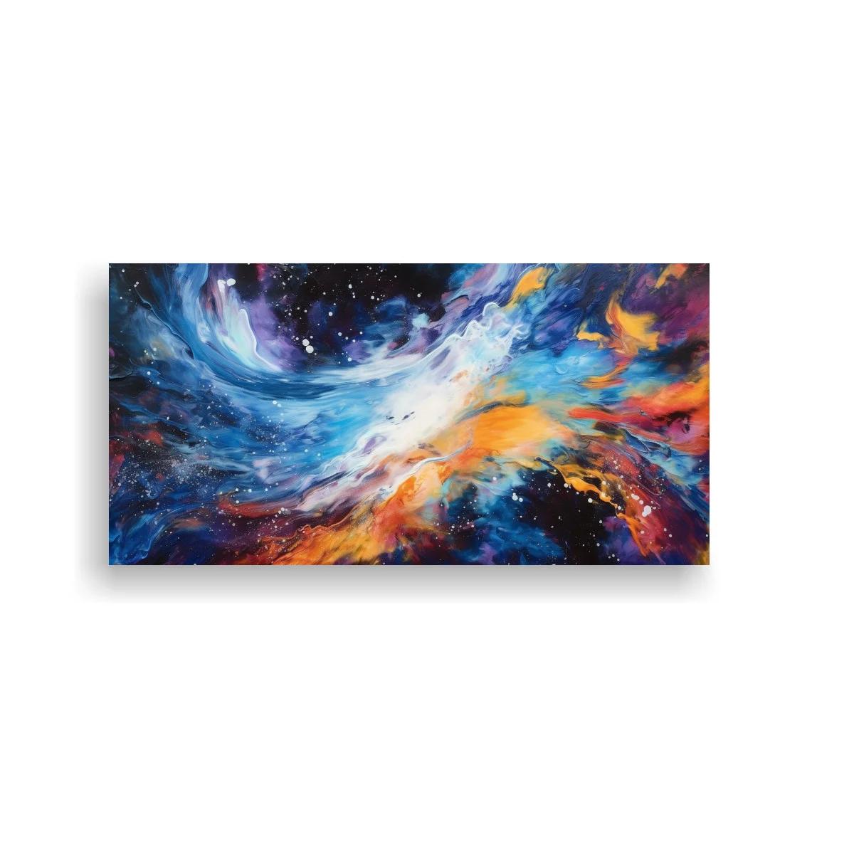 Cuadro nebulosa con remolinos amplios