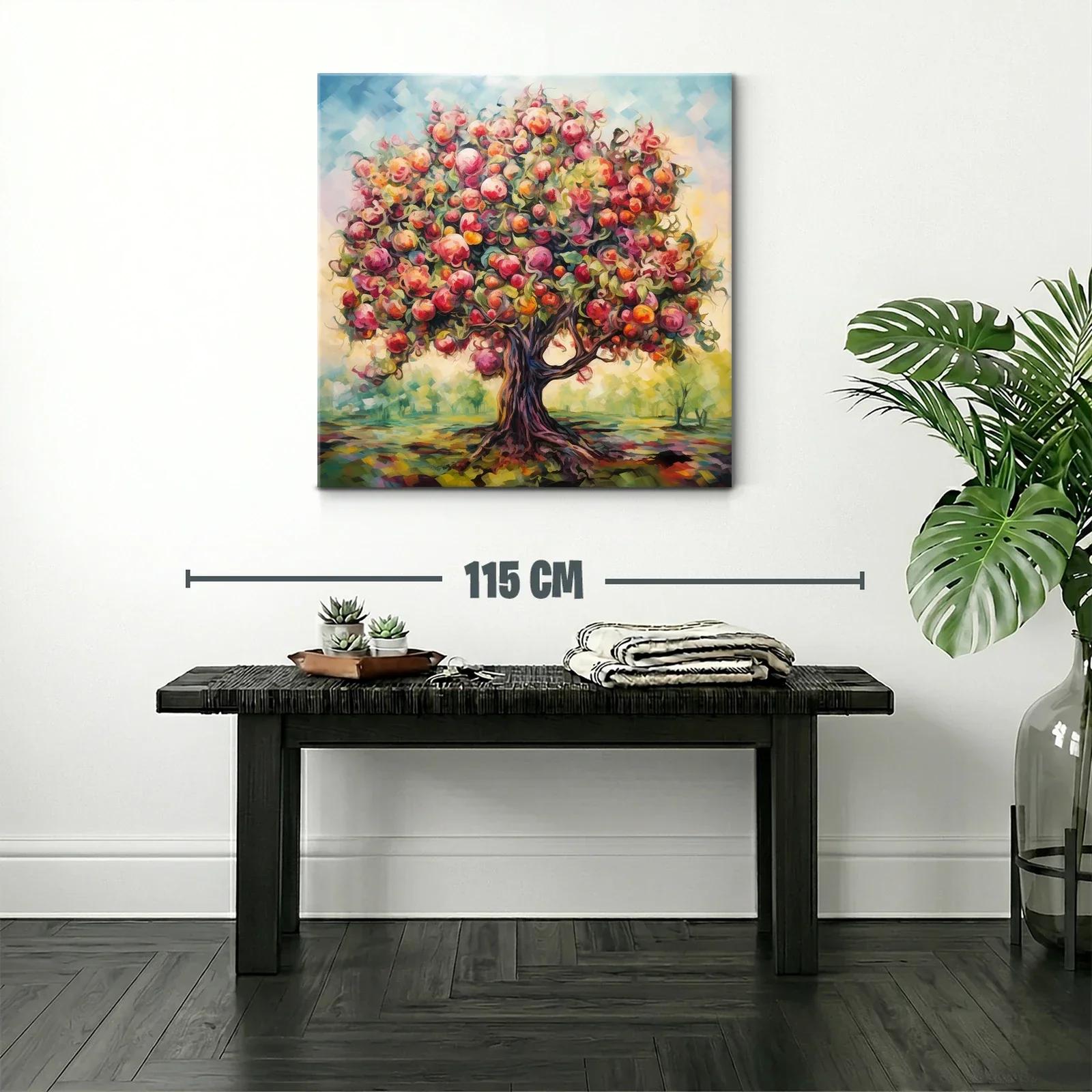 Árbol frutal con tonos cálidos y vibrantes — miniatura 2