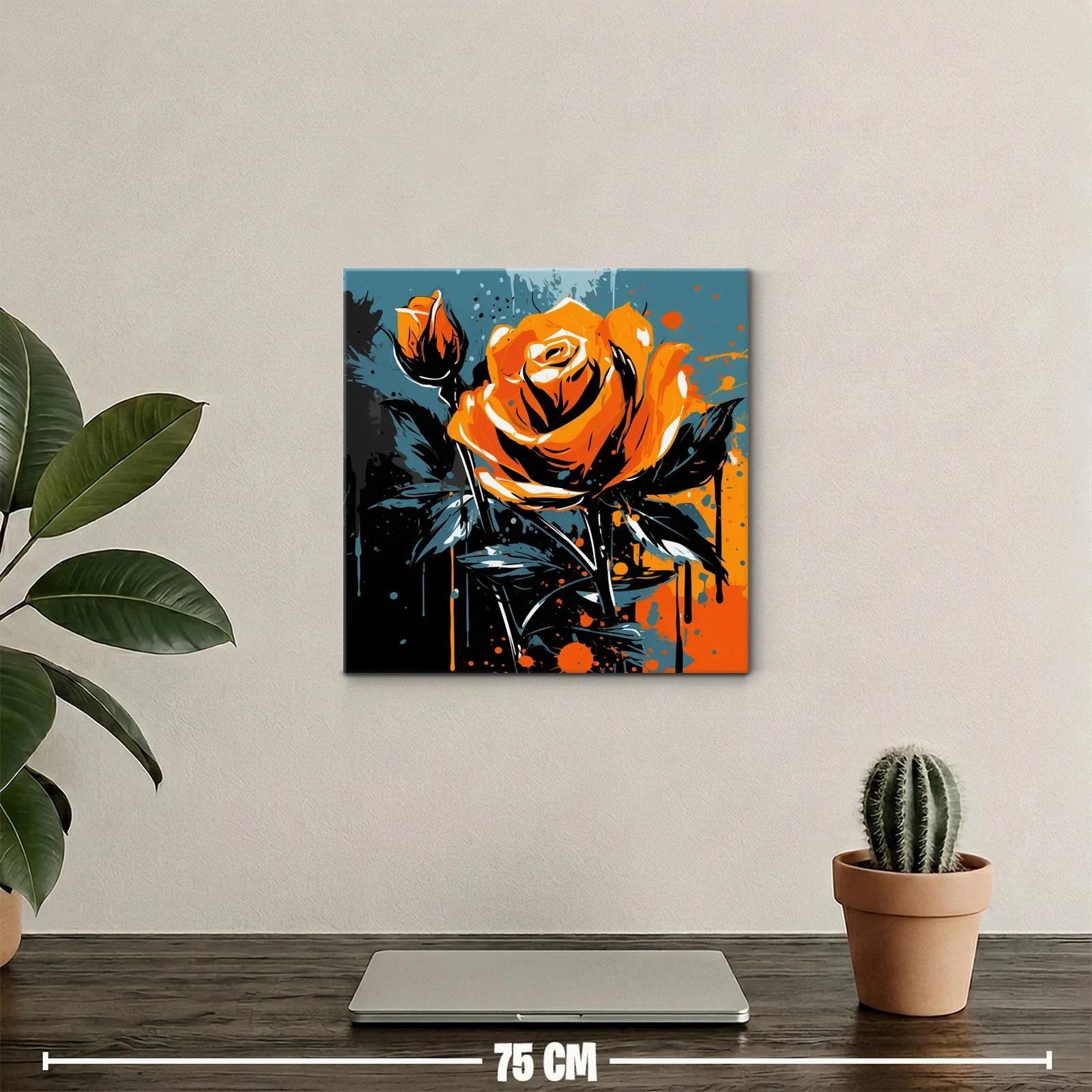Rosa vibrante en tonos cálidos y contrastes dinámicos — miniatura 2