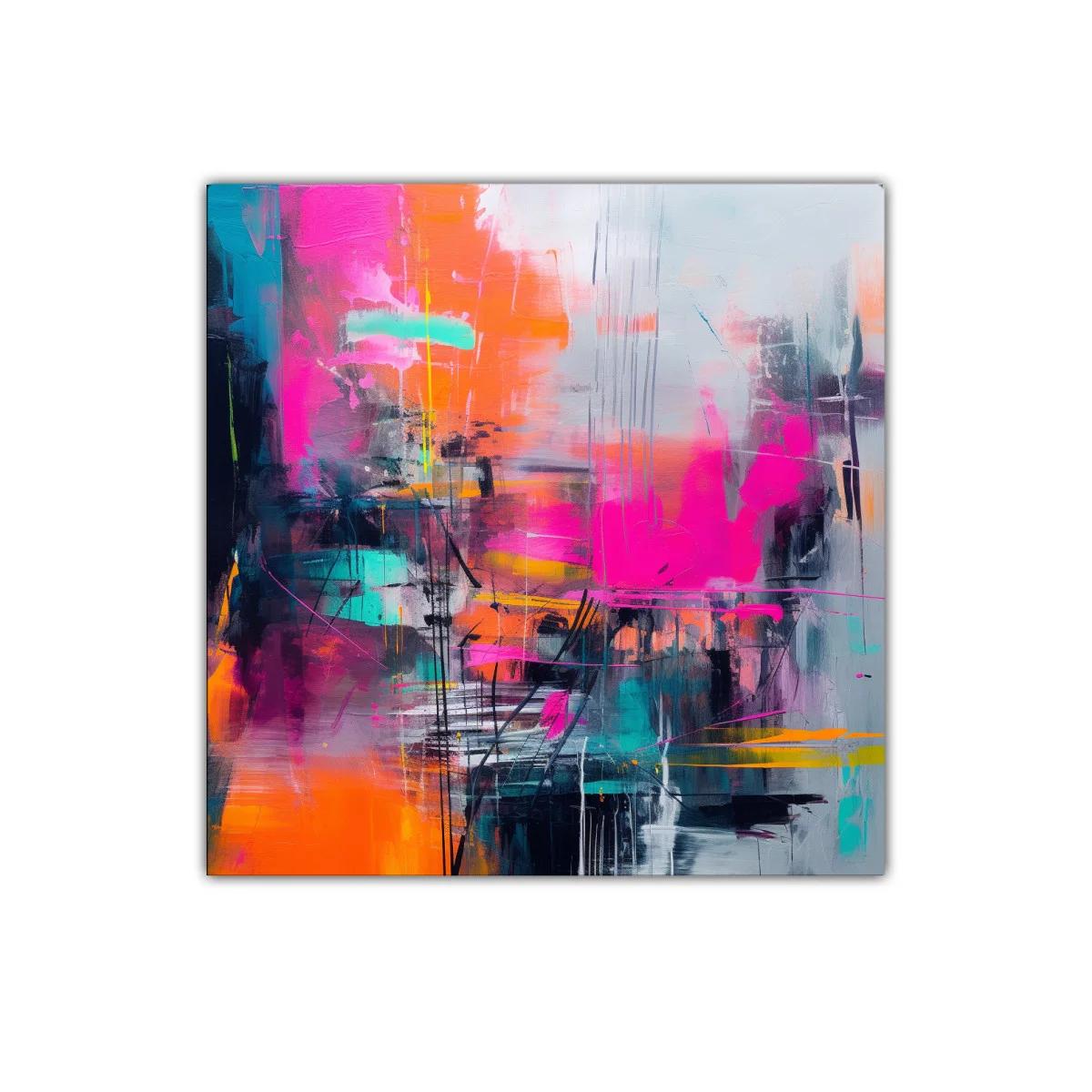 Composición vibrante con tonos intensos y contrastes dinámicos — imagen principal