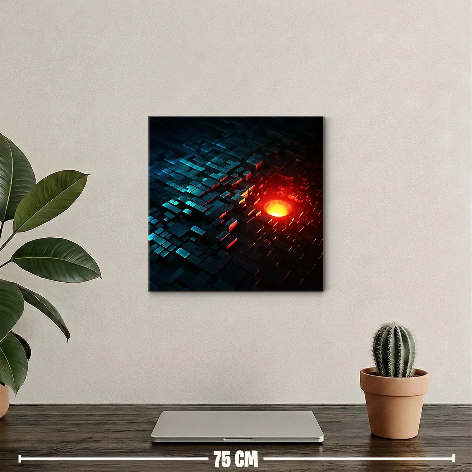 Composición geométrica con luz intensa y contraste vibrante — miniatura 2