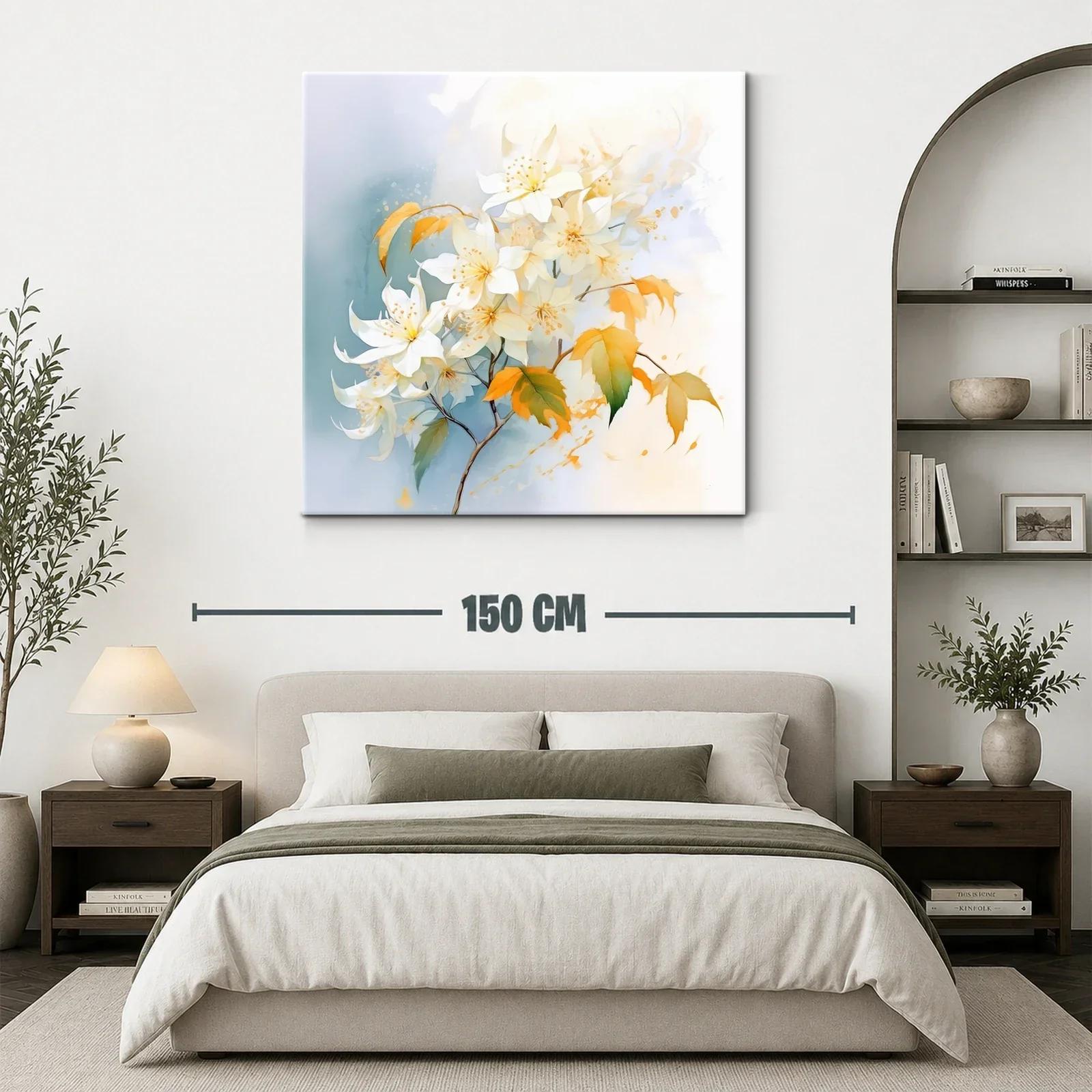Ramo de flores delicadas con tonos cálidos y suaves — miniatura 3