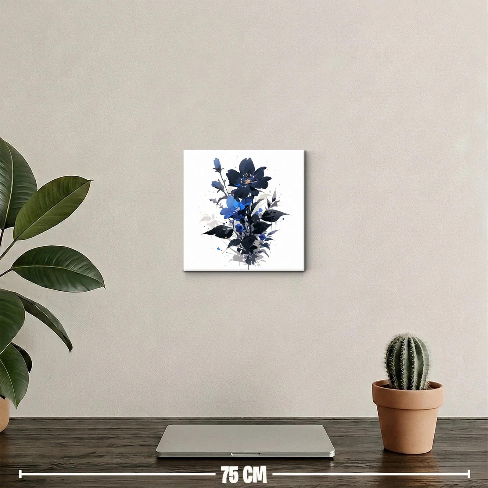 Floración azul elegante para decoración interior moderna — miniatura 2