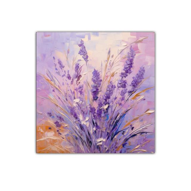 Ramo de lavanda en tonos suaves y cálidos