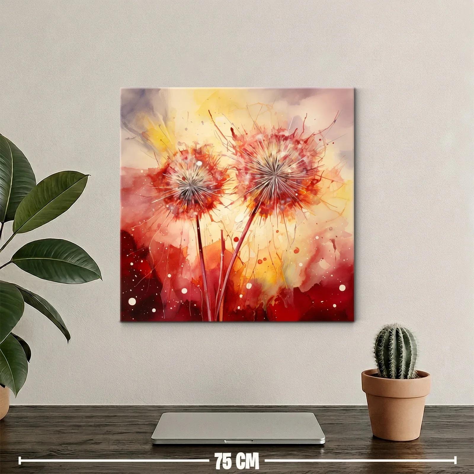 Flores expresivas en tonos cálidos y vibrantes — miniatura 2