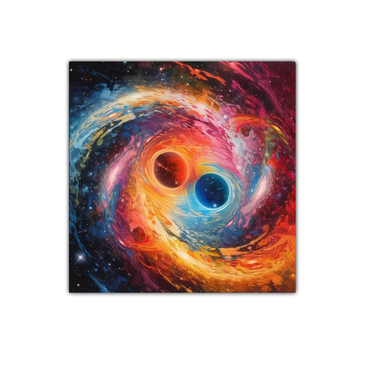 Encuentro cósmico de energías y colores vibrantes — imagen principal