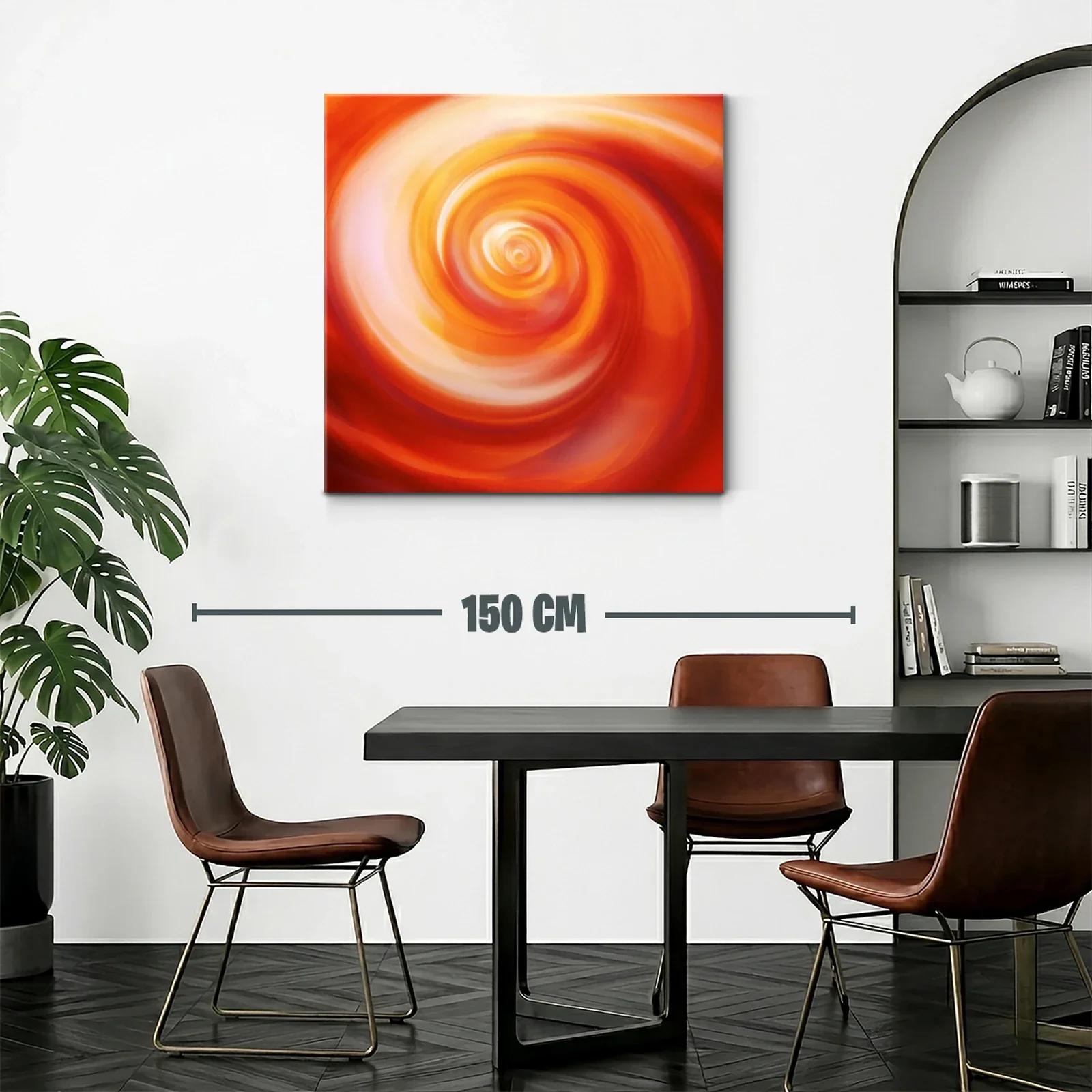 Espiral cálida en tonos anaranjados vibrantes — miniatura 2