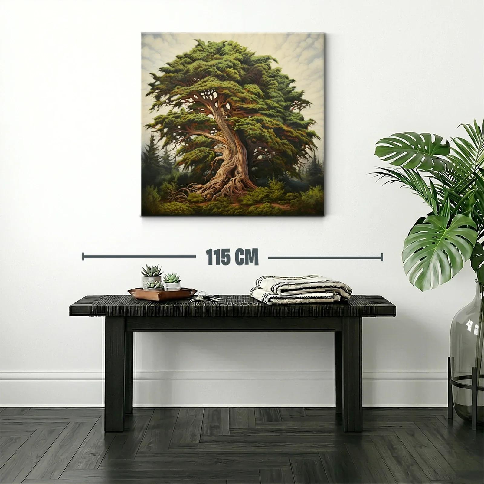 Majestuoso Árbol Antiguo en Paisaje Natural — miniatura 2