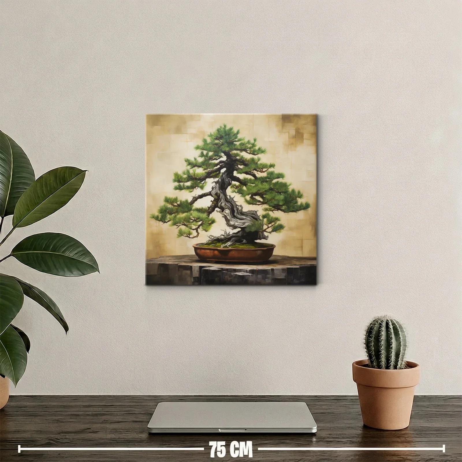 Bonsái Verde con Tronco Retorcido en Ambiente Natural — miniatura 2