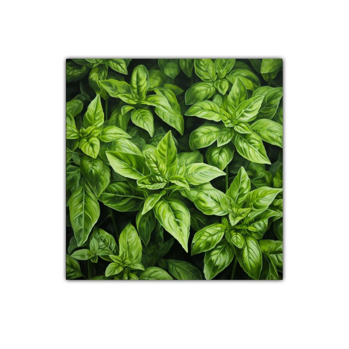 Cuadro decorativo con frescura y vida natural en verdes intensos — imagen principal