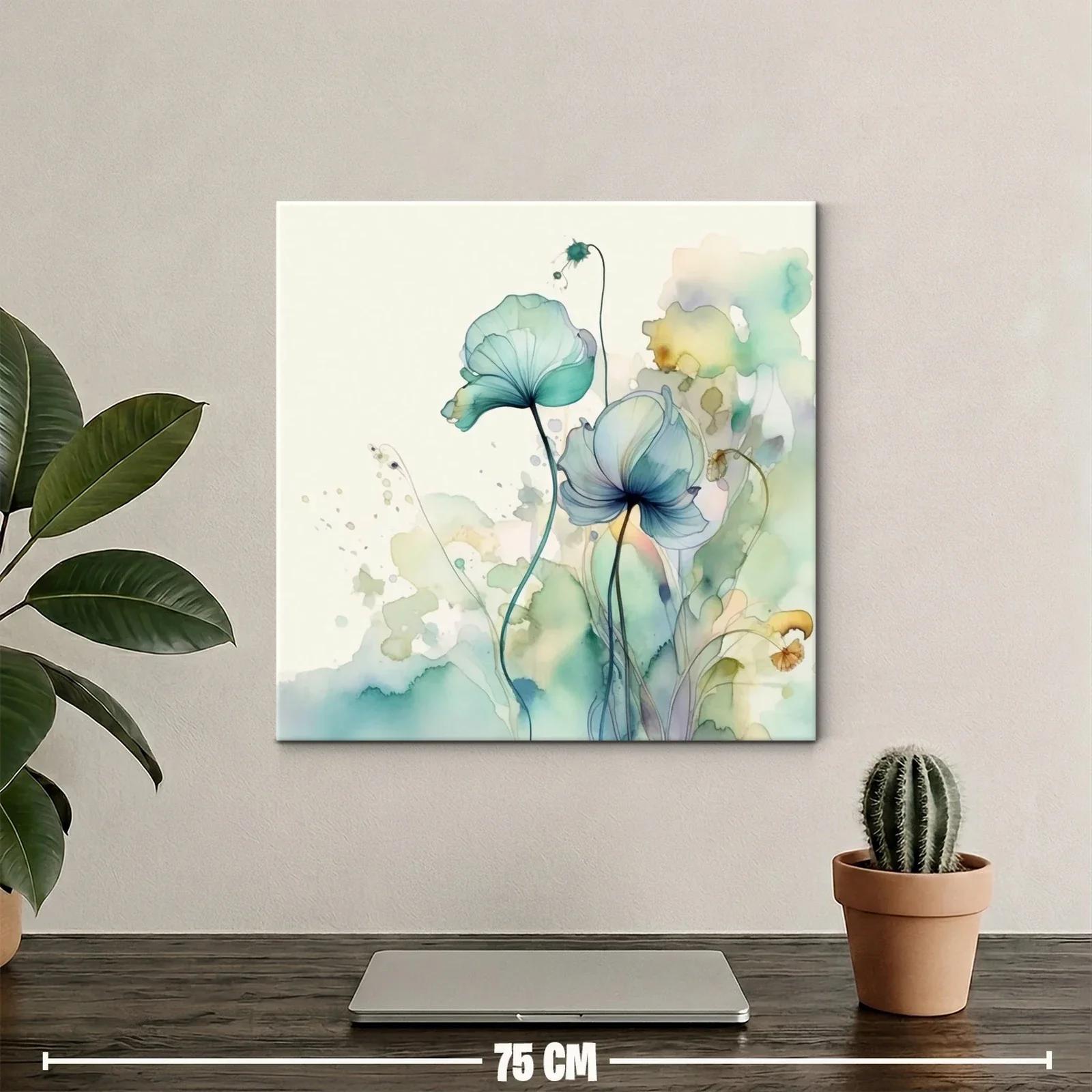 Elegancia natural con flores en acuarela suave y delicada — miniatura 2