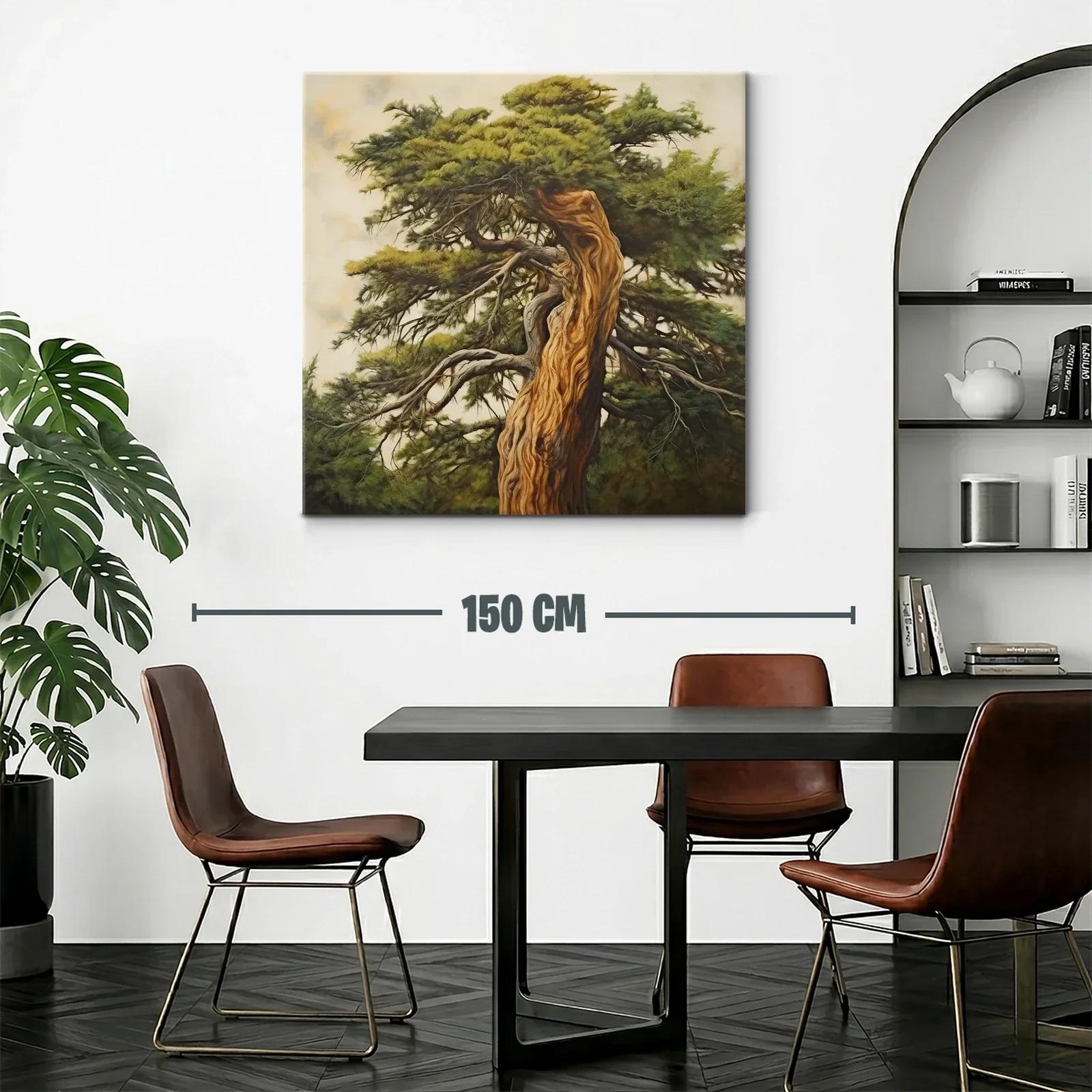 Imponente árbol centenario con texturas naturales y tonos tierra — miniatura 2