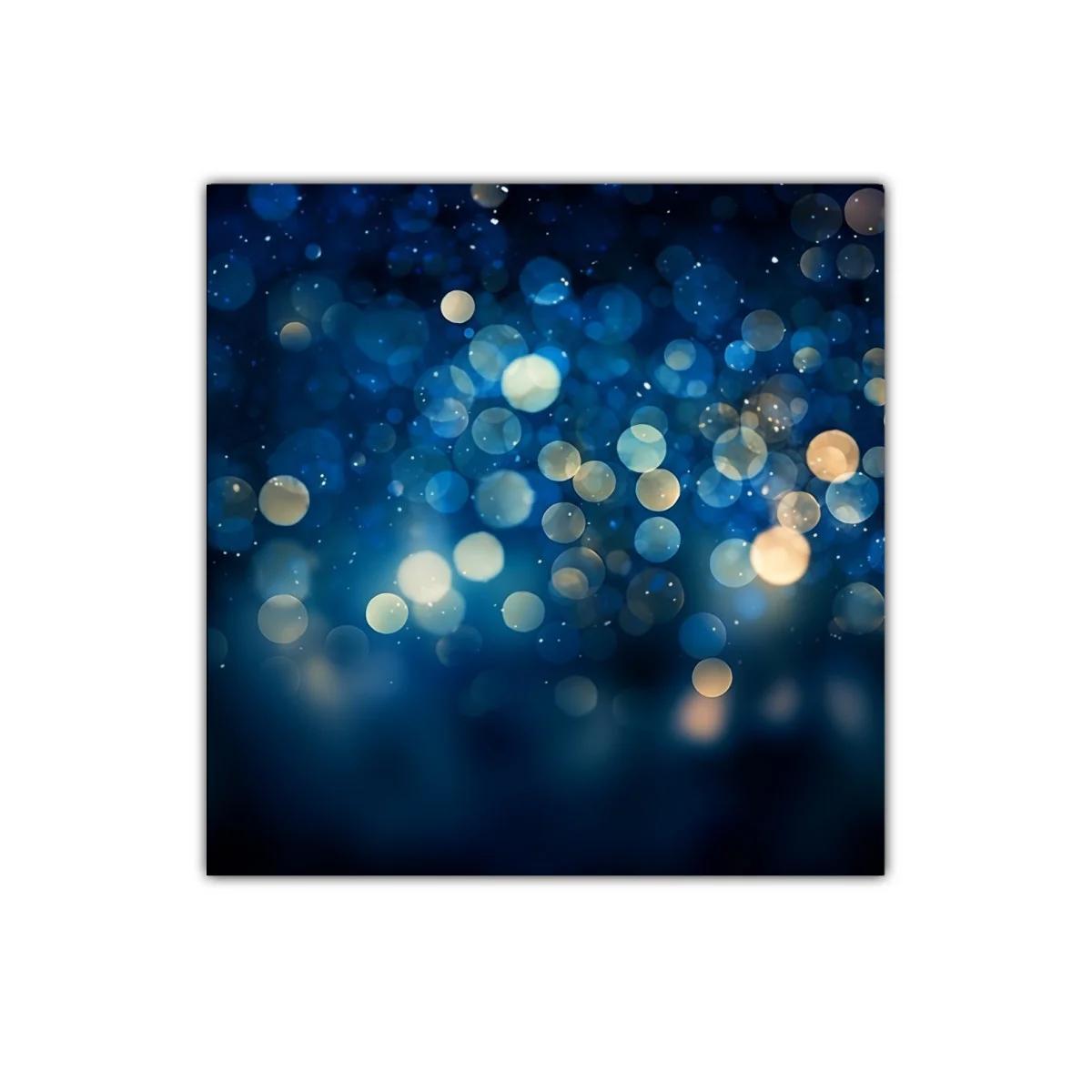 Brillos abstractos en tonos azul y dorado para decorar — imagen principal
