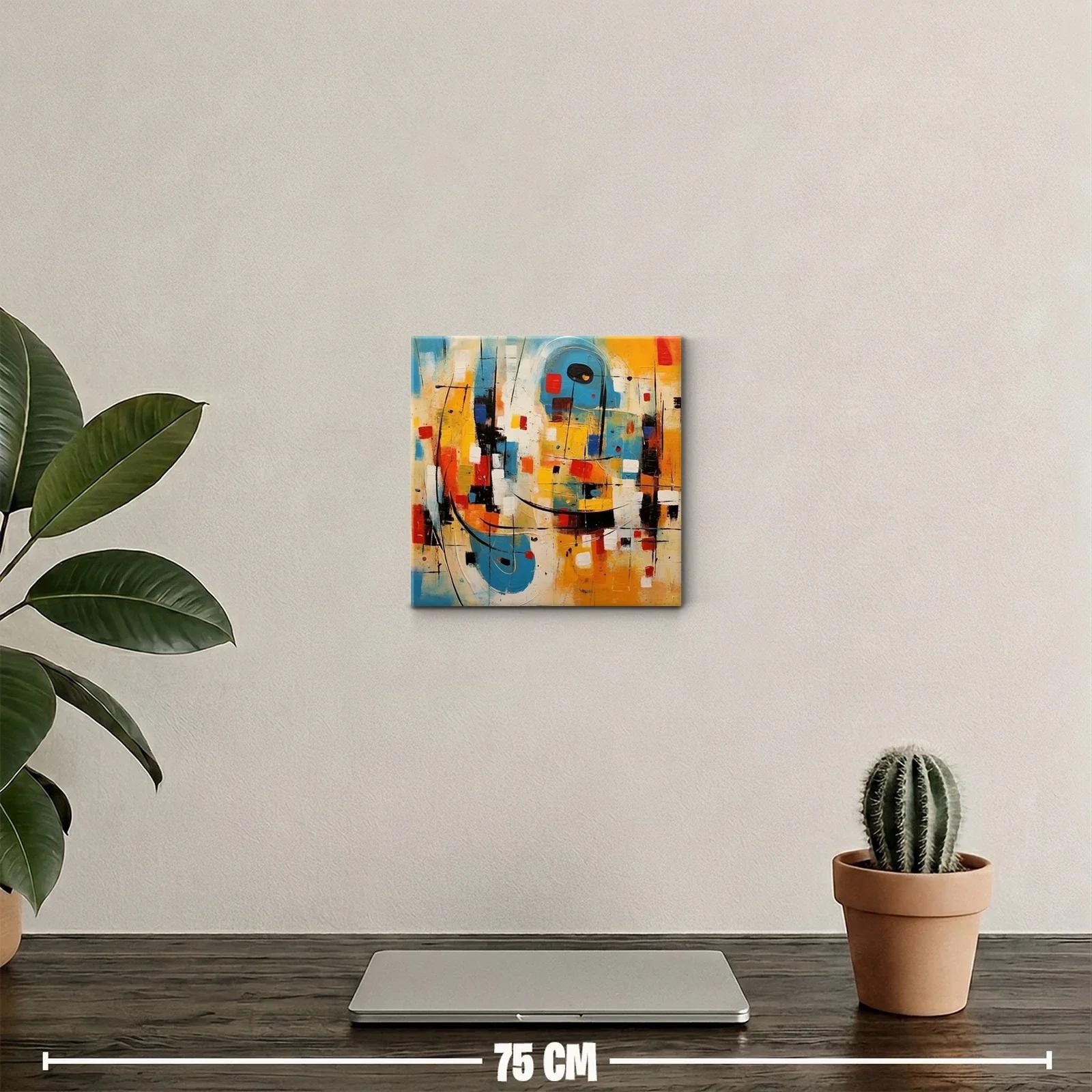 Composición abstracta vibrante con formas geométricas — miniatura 2