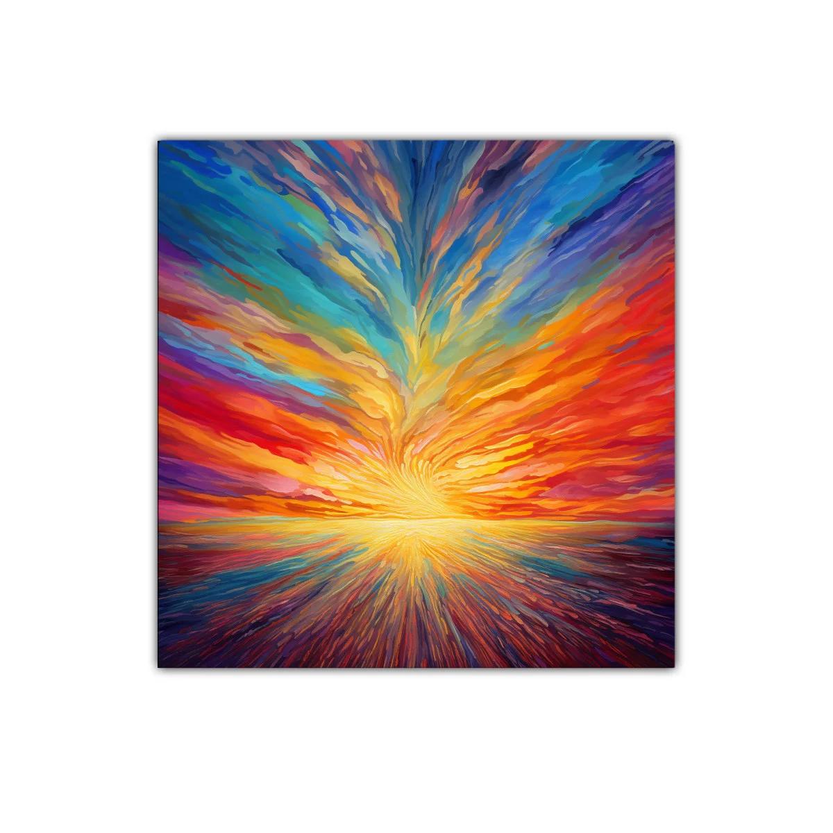 Explosión de colores vibrantes en atardecer radiante — imagen principal