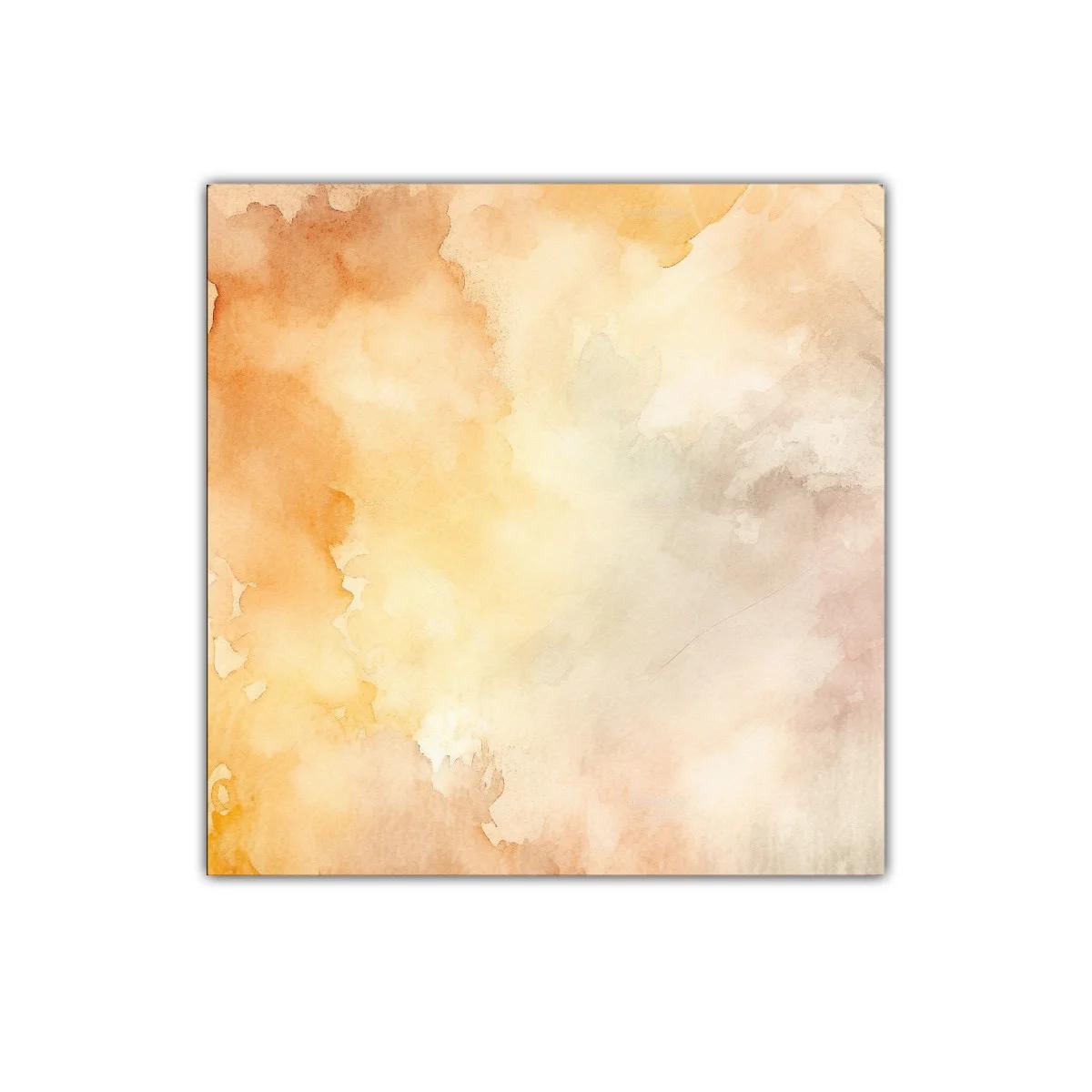 Cuadro decorativo con acuarela en tonos cálidos y suaves — imagen principal
