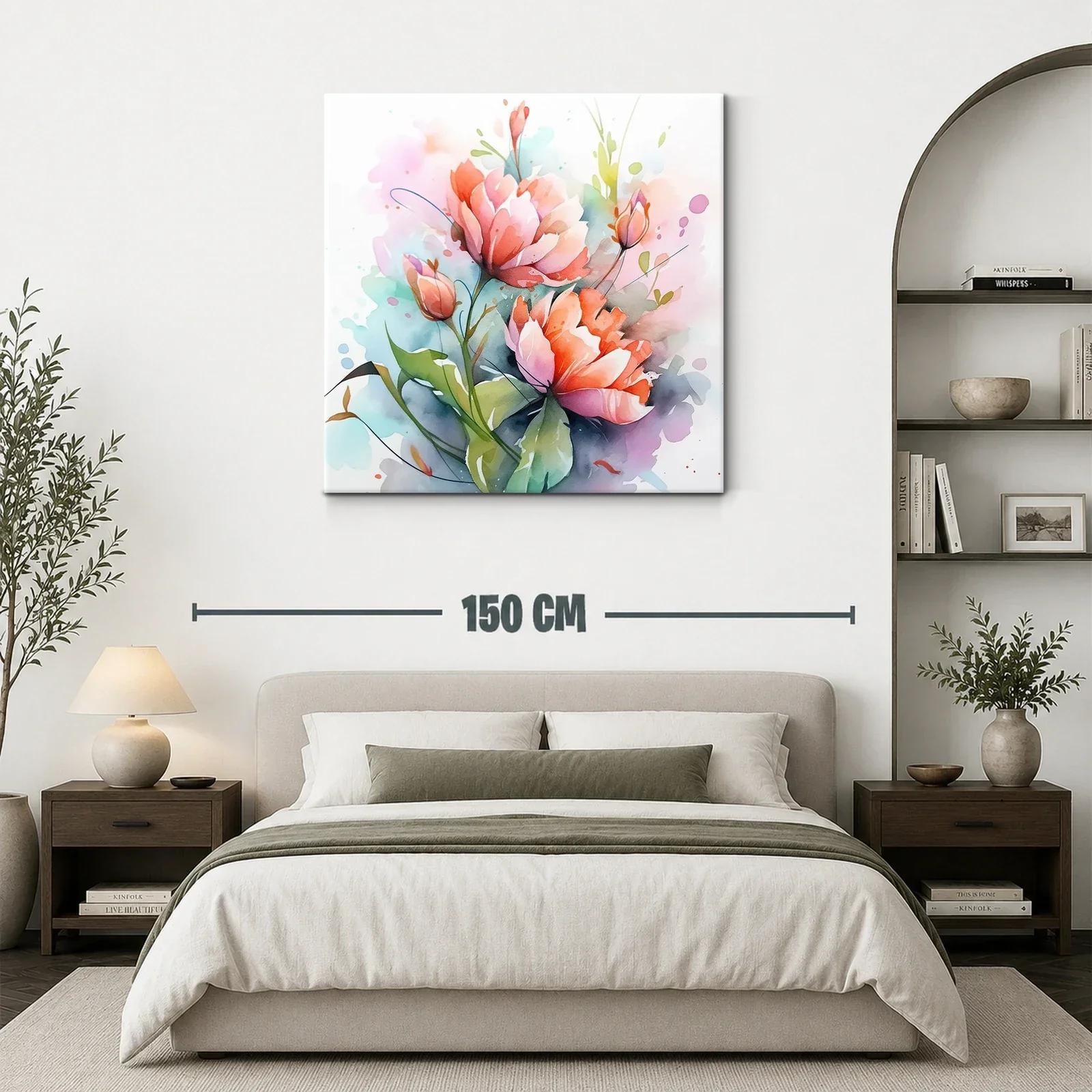 Flores vibrantes con tonos suaves y naturaleza delicada — miniatura 3