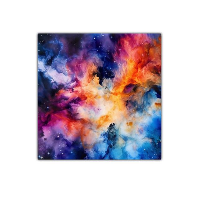 Explosión Cósmica de Color en Galaxia Vibrante