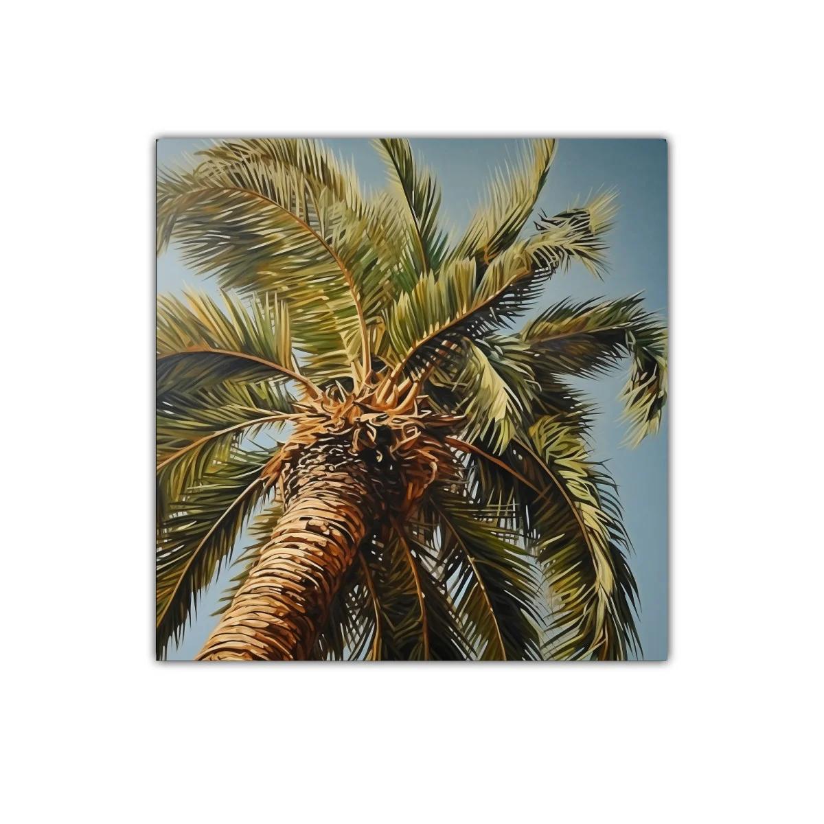 Elegancia Tropical con Palmas en Cielo Azul Claro — imagen principal