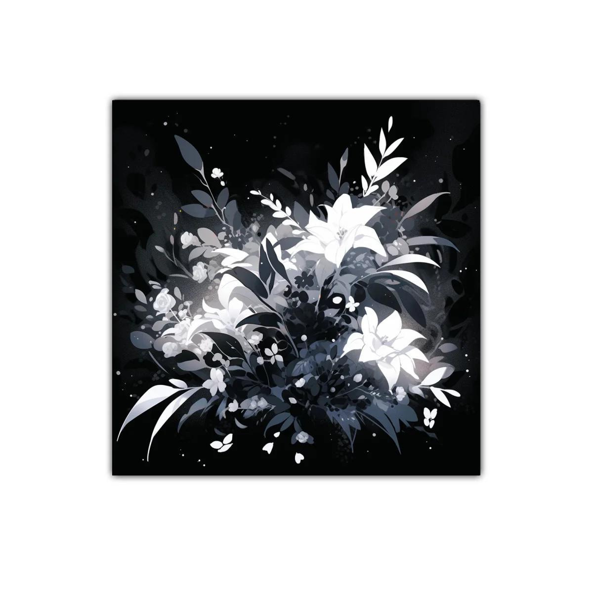 Ramo místico en tonos blanco y negro para decorar — imagen principal