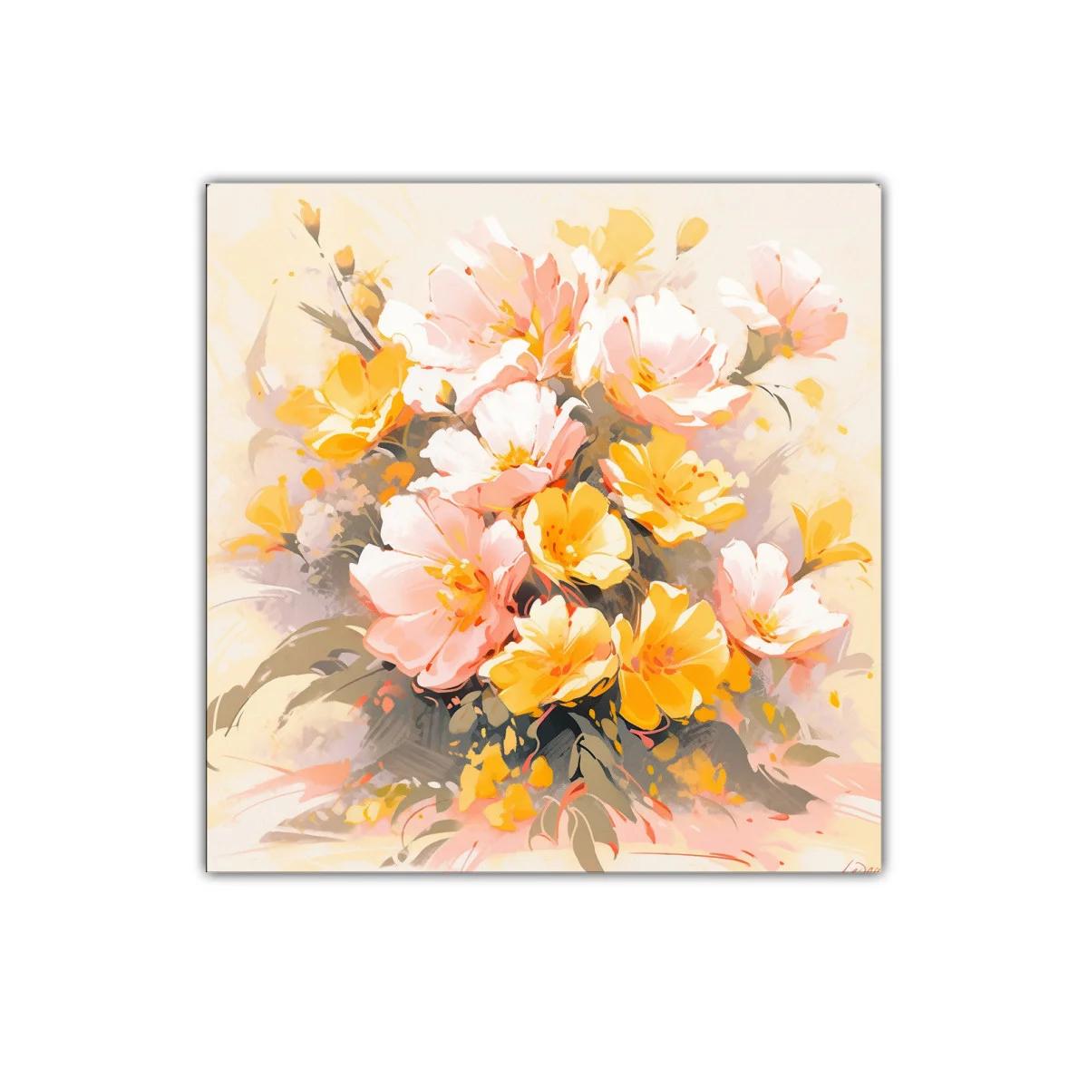 Ramo floral en tonos cálidos para decoración elegante — imagen principal