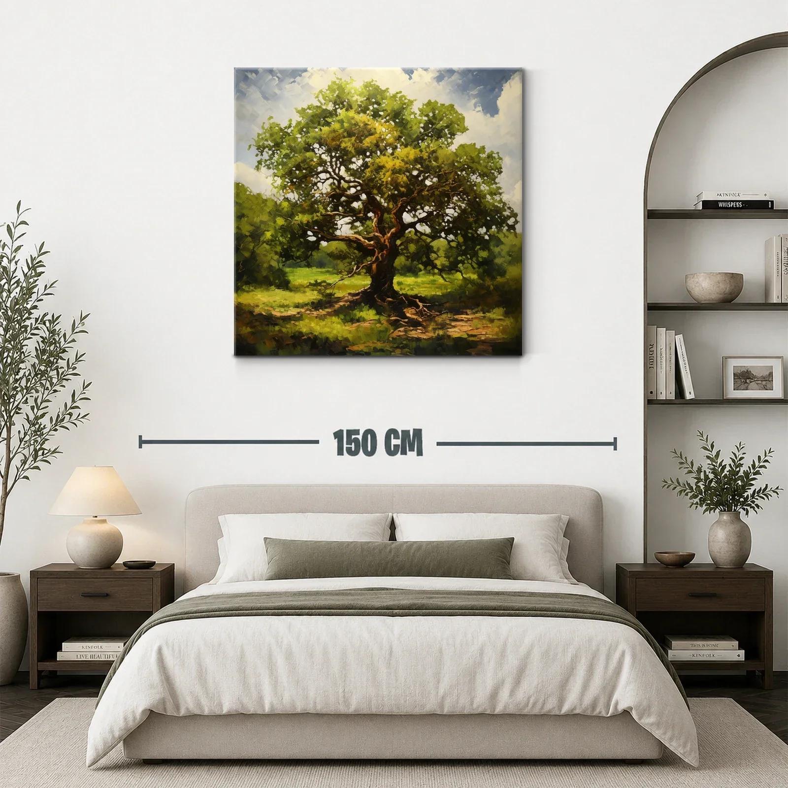 Árbol solitario con luz cálida en paisaje natural — miniatura 3