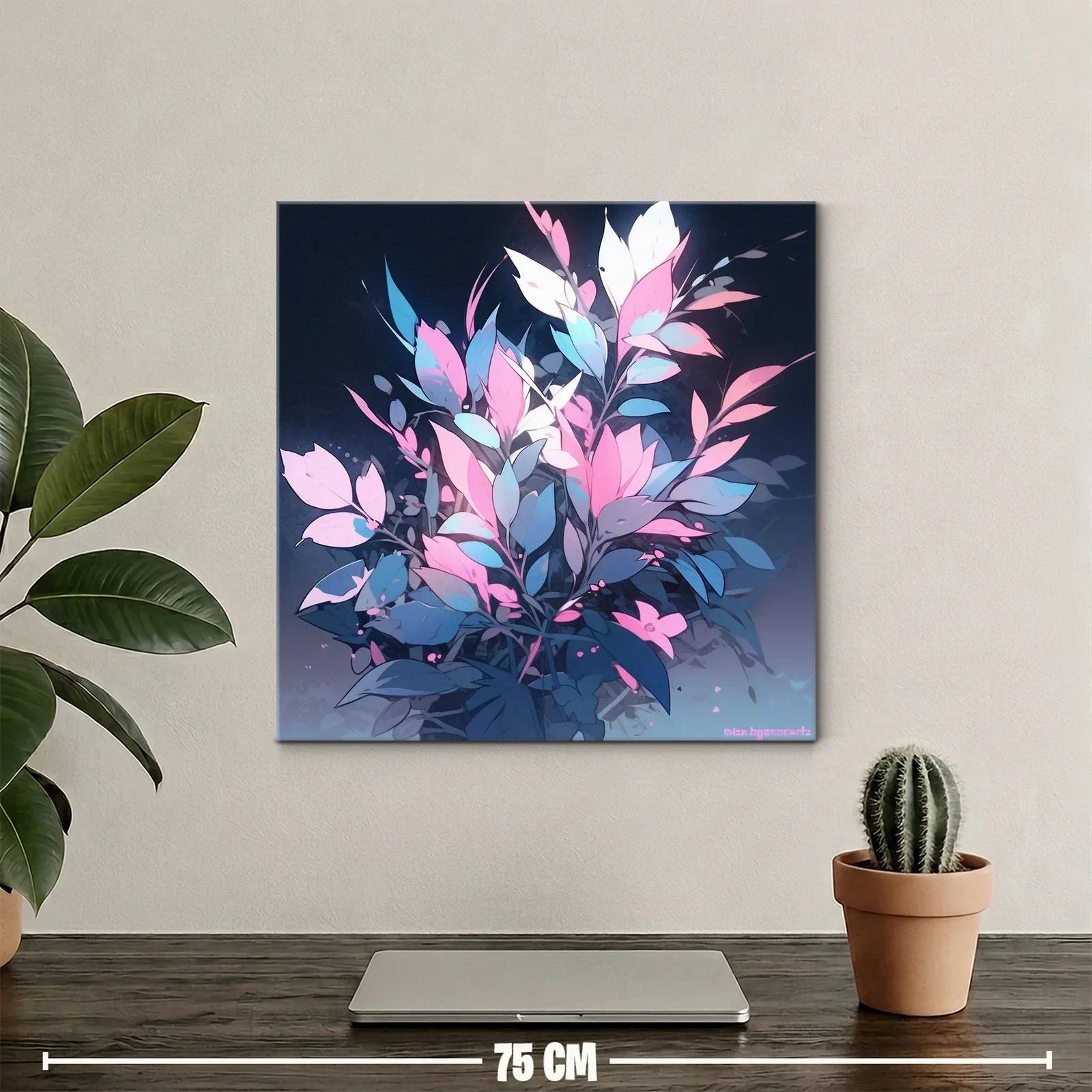 Composición floral en tonos pastel y azul noche — miniatura 2