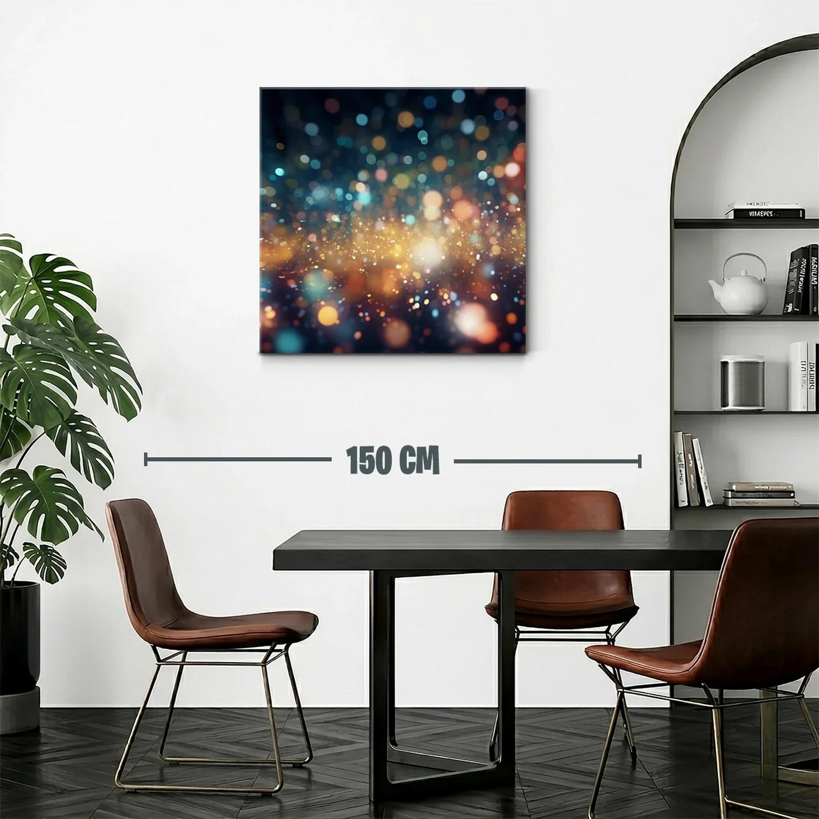 Explosión de luces abstractas con tonos cálidos y fríos — miniatura 2
