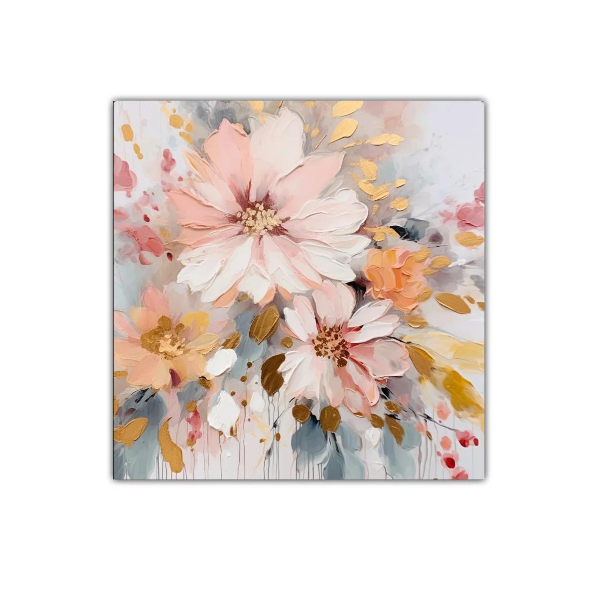 Elegancia floral en tonos pastel con detalles dorados — imagen principal