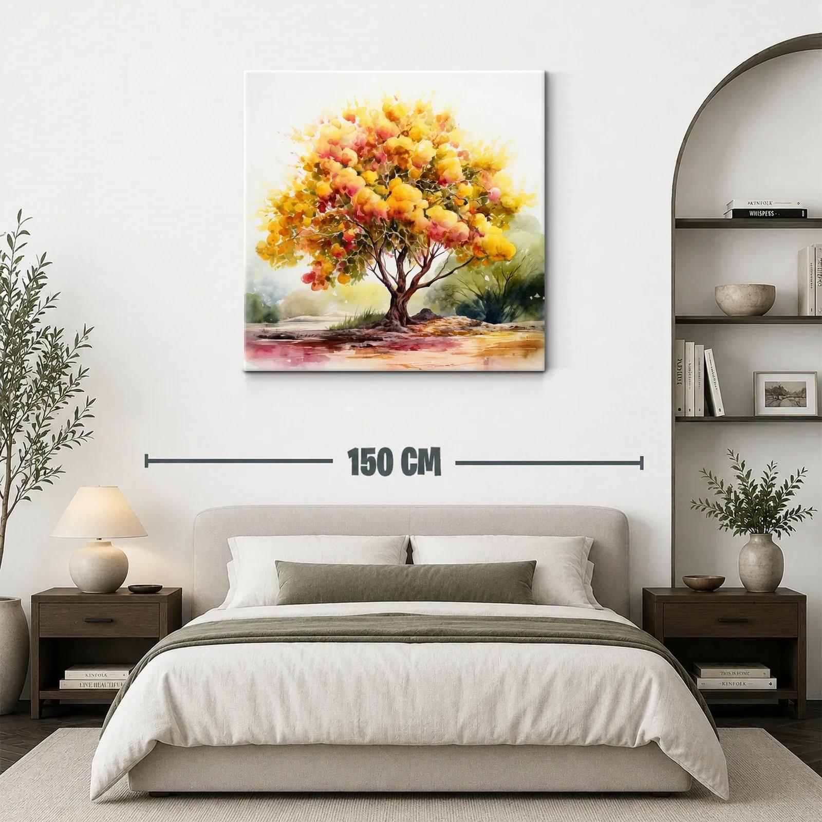 Árbol luminoso con tonos cálidos y vibrantes — miniatura 3