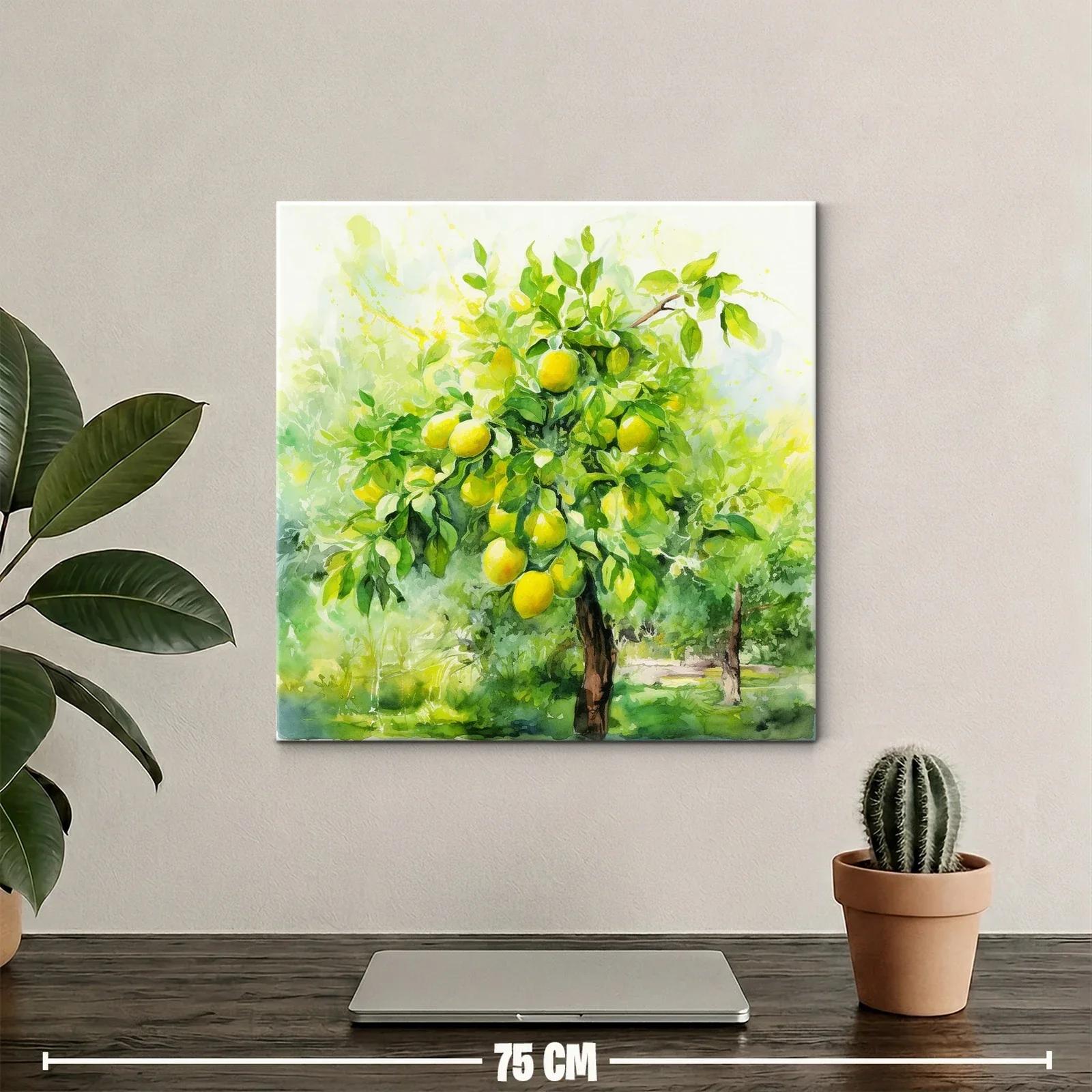Limonero vibrante en jardín de luz solar radiante — miniatura 2