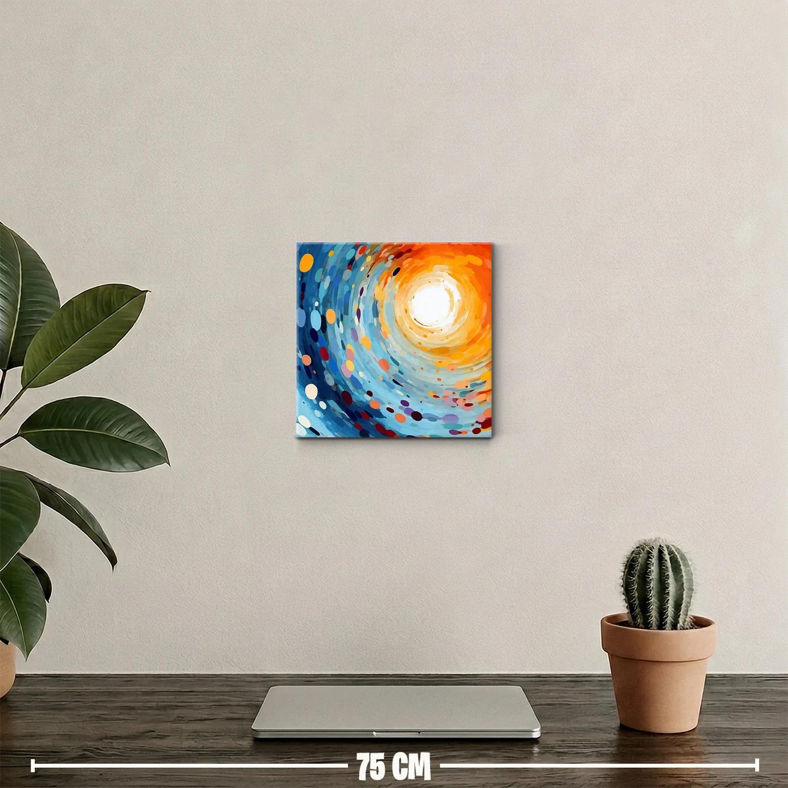 Explosión de colores en espiral vibrante y luminosa — miniatura 2