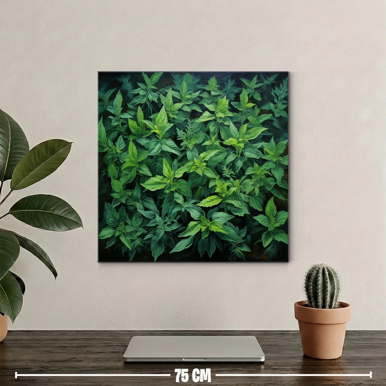 Cuadro de naturaleza con follaje en verdes intensos — miniatura 2