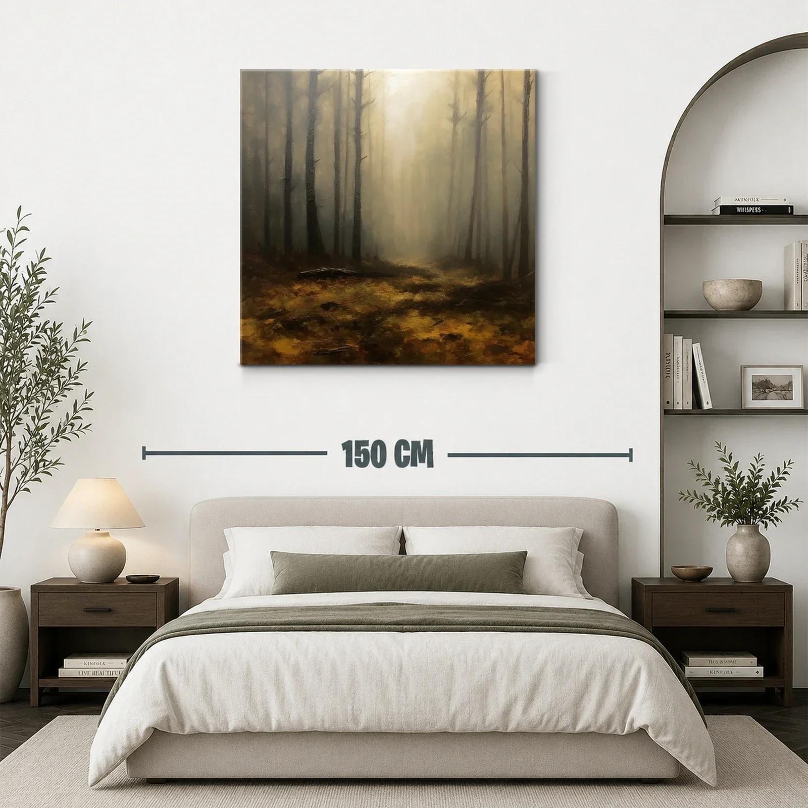 Bosque con luz tenue y atmósfera de misterio — miniatura 3