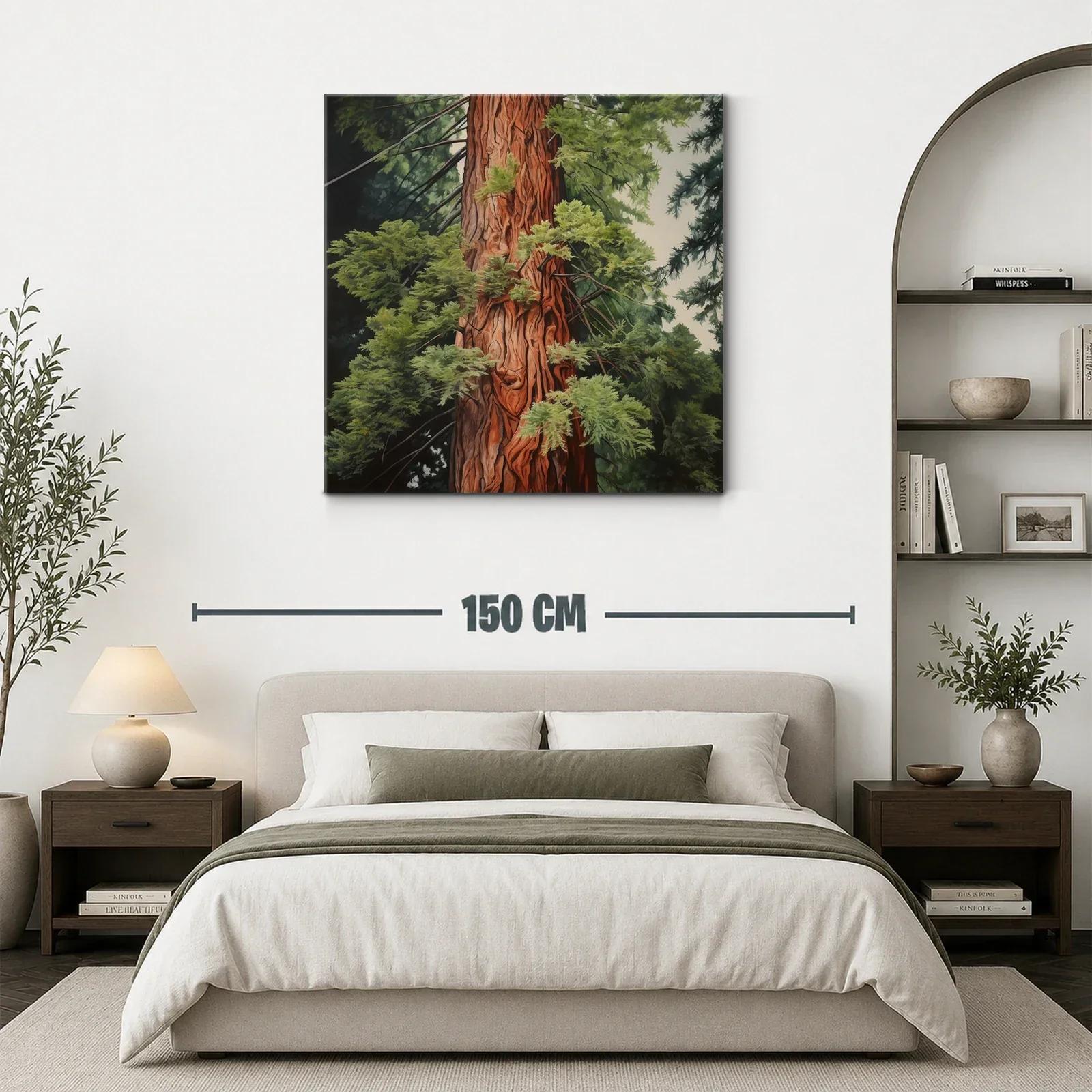Tronco de árbol majestuoso envuelto en hojas verdes — miniatura 3