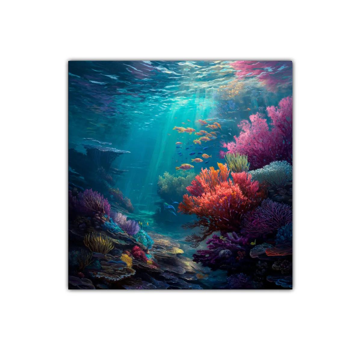 Fascinante arrecife de coral con peces coloridos — imagen principal