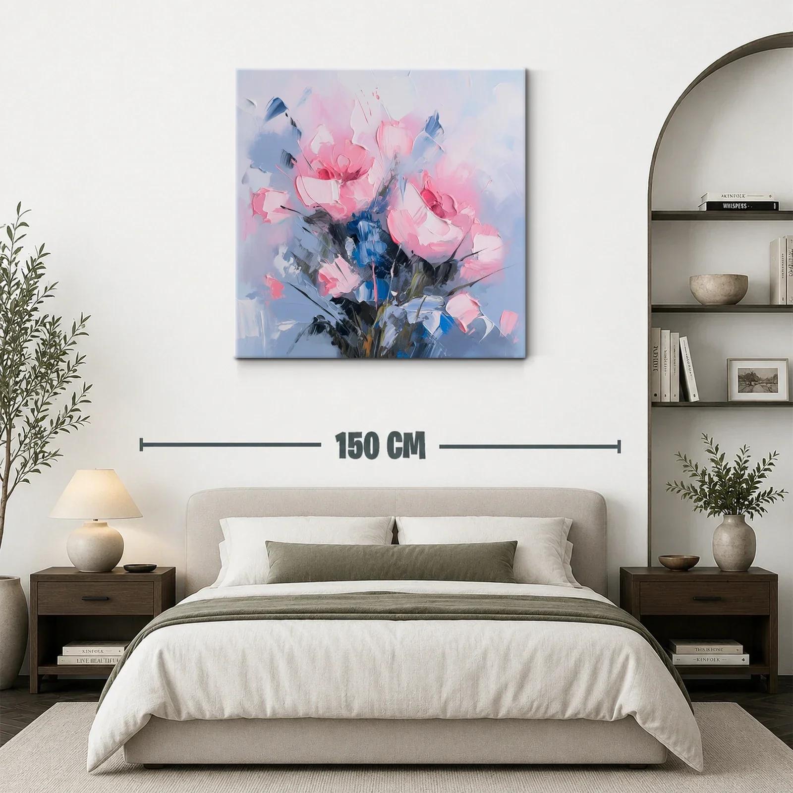 Bello bouquet floral en tonos suaves y elegantes — miniatura 3