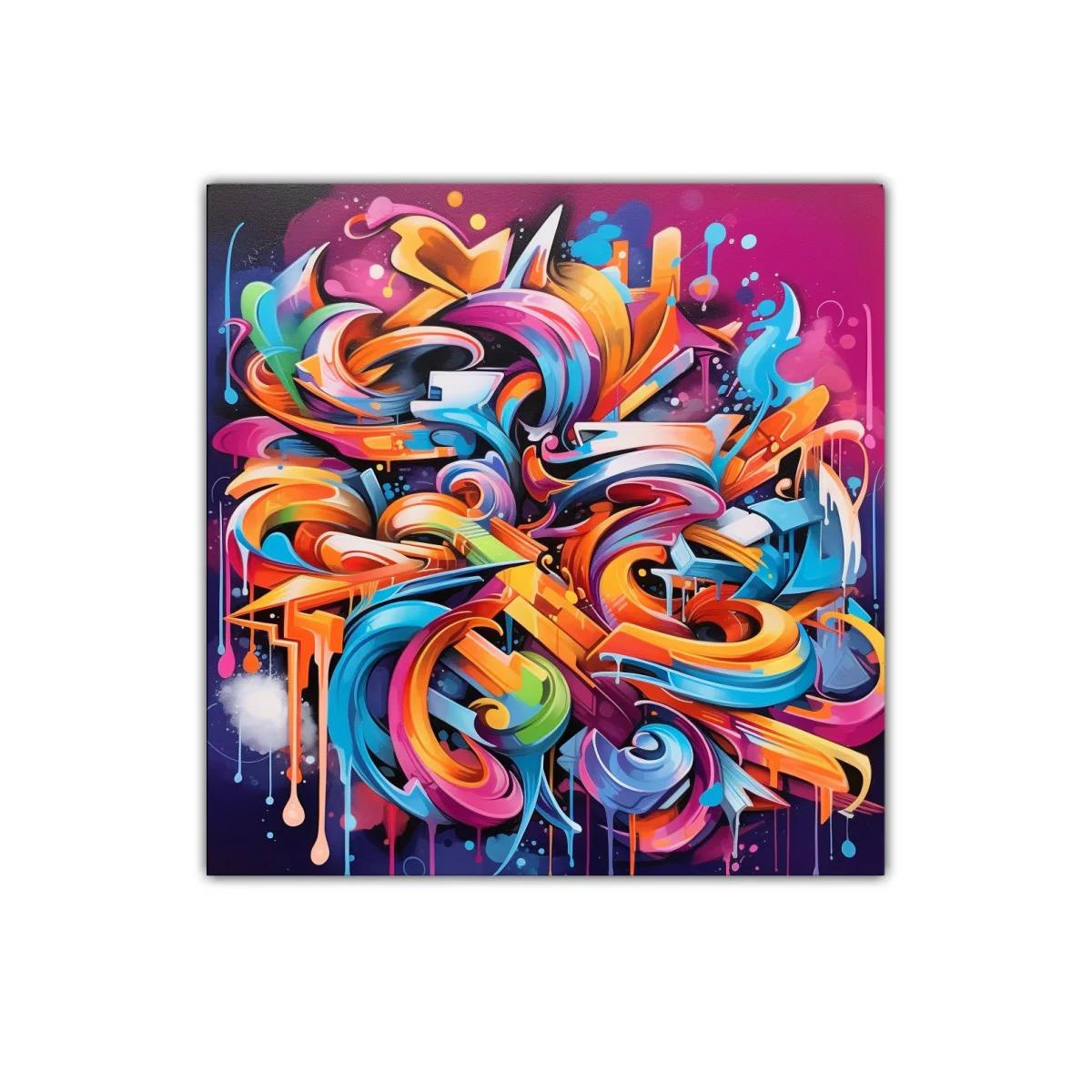 Explosión de color vibrante y formas dinámicas modernas — imagen principal