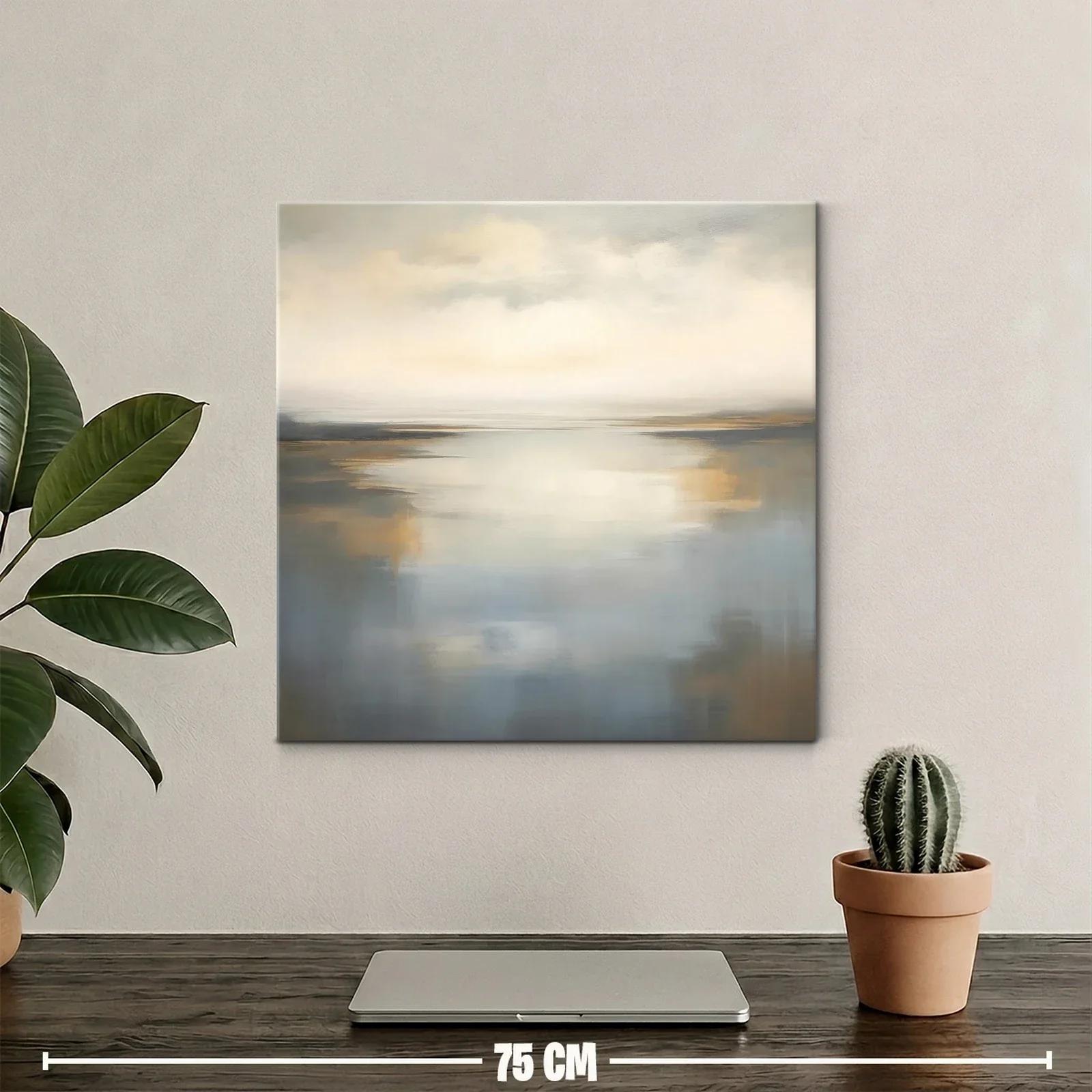 Paisaje sereno con tonos suaves y cálidos — miniatura 2