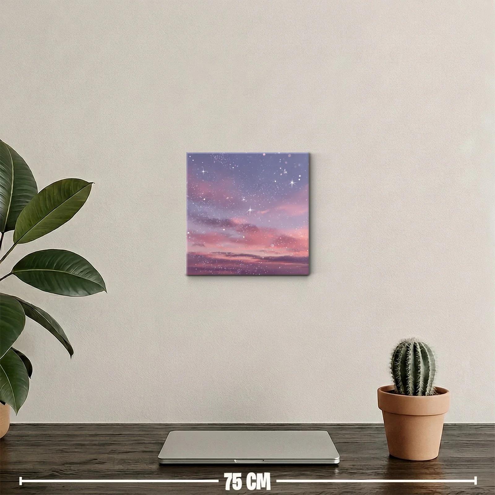 Cielo estrellado en tonos pastel para un ambiente sereno — miniatura 2