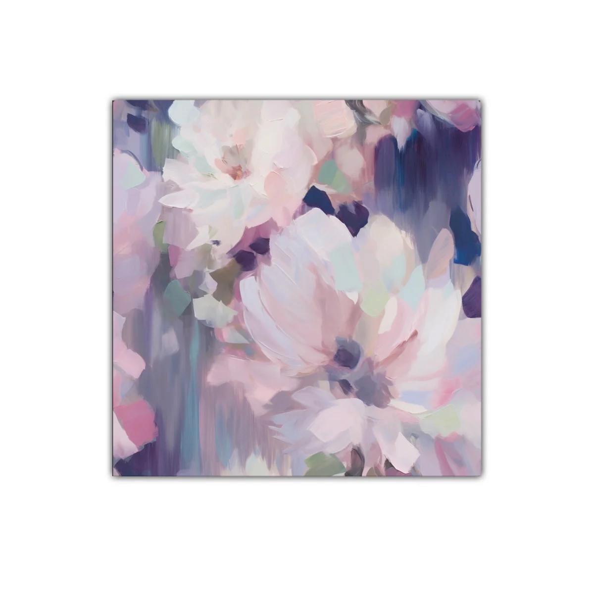 Cuadro floral en tonos pastel para ambiente elegante — imagen principal